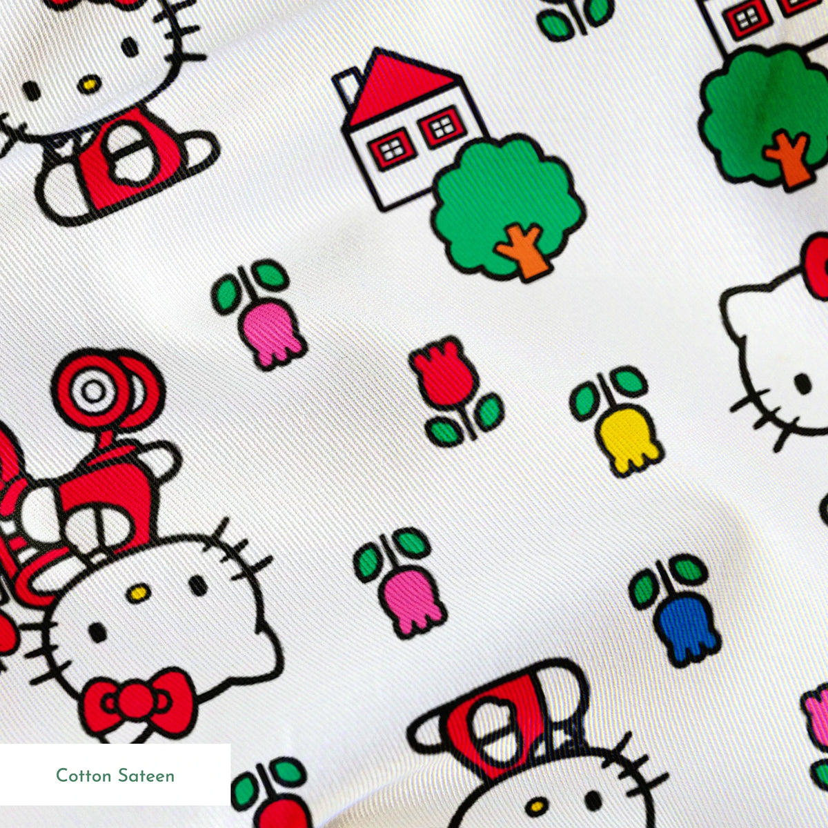 Hello Kitty® Floral Town Fabric