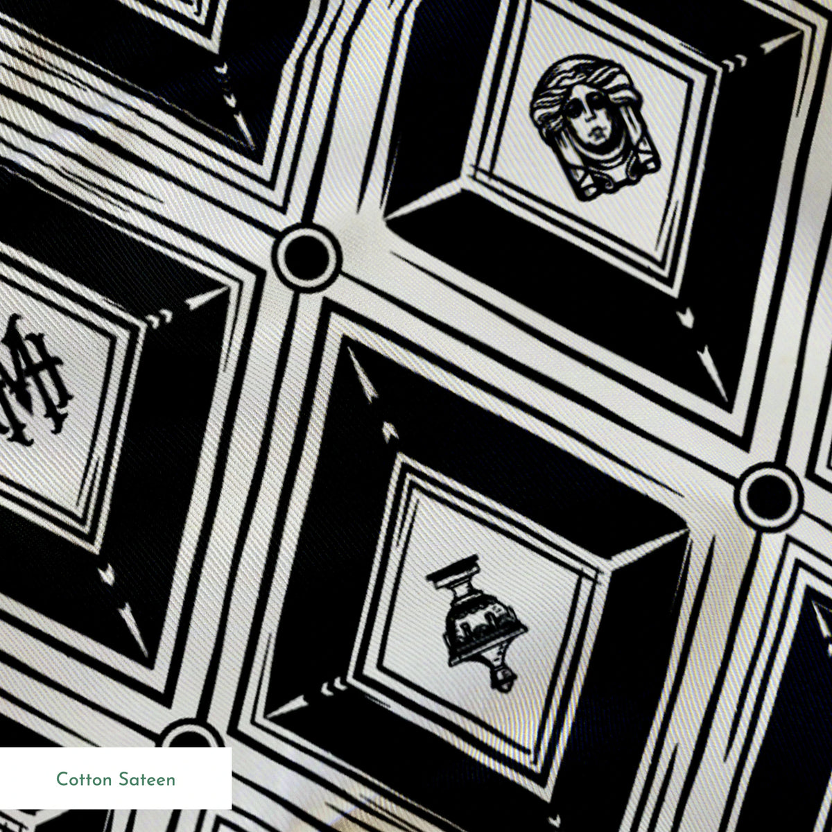Disney Haunted Mansion Art Deco Diamonds Fabric