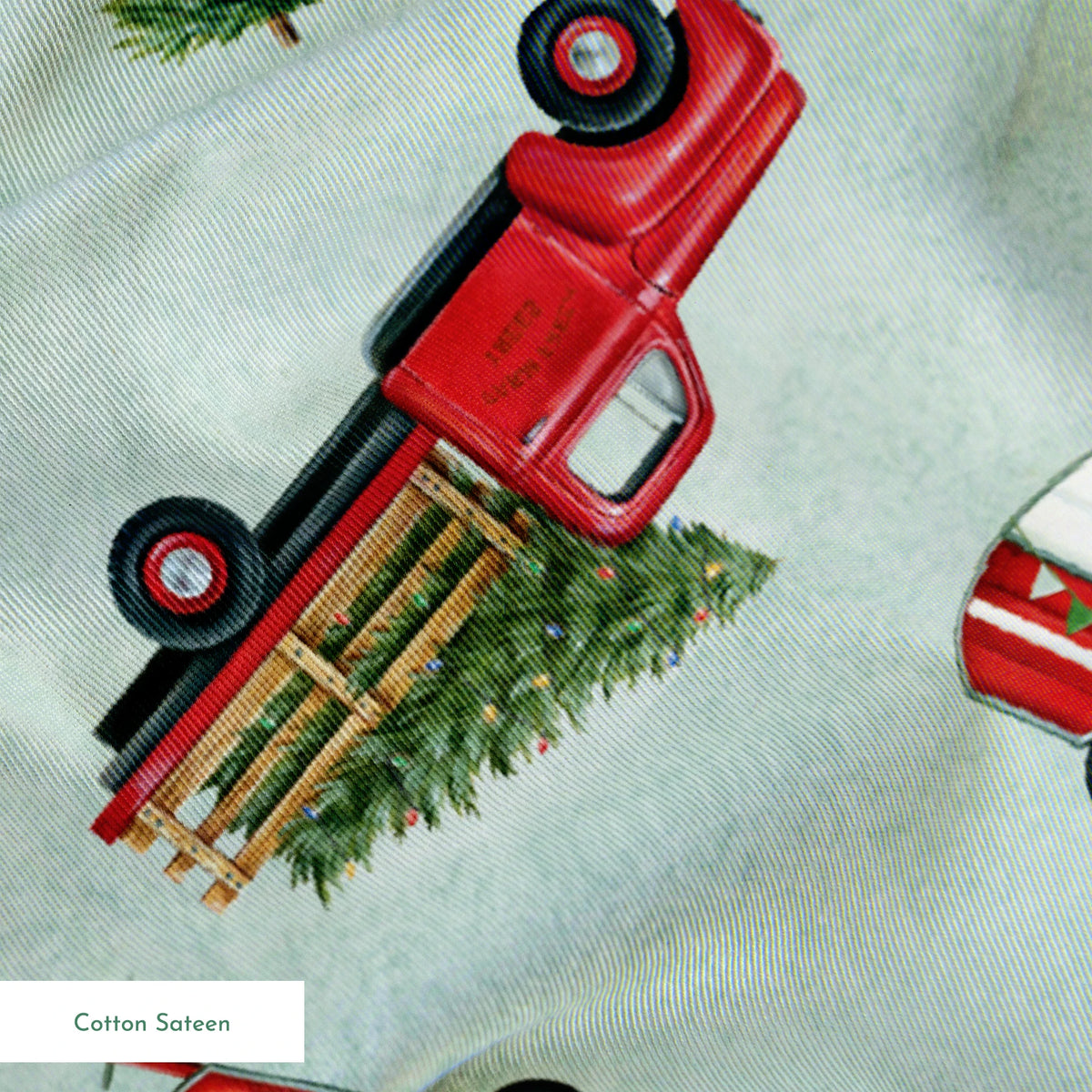 Danielle Murray Christmas Trucks and Campers Fabric