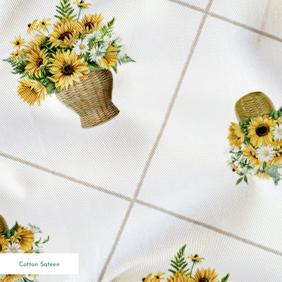 Danielle Murray Sunflower Baskets Fabric