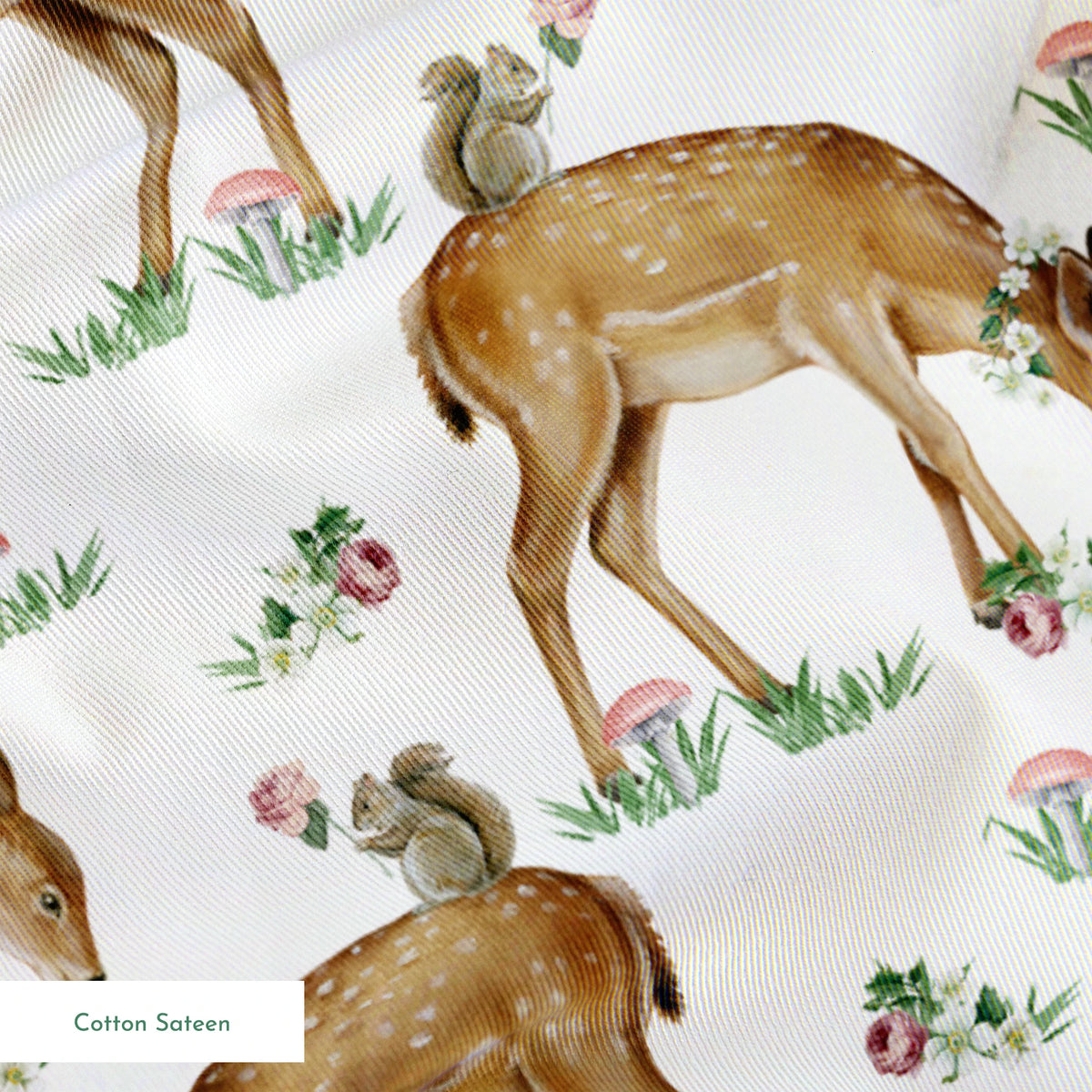 Danielle Murray Fawns and Squirrels Fabric
