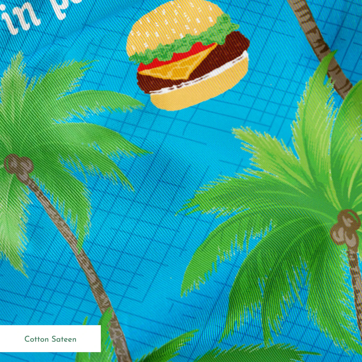 Margaritaville Cheeseburger Paradise Tropical Fabric