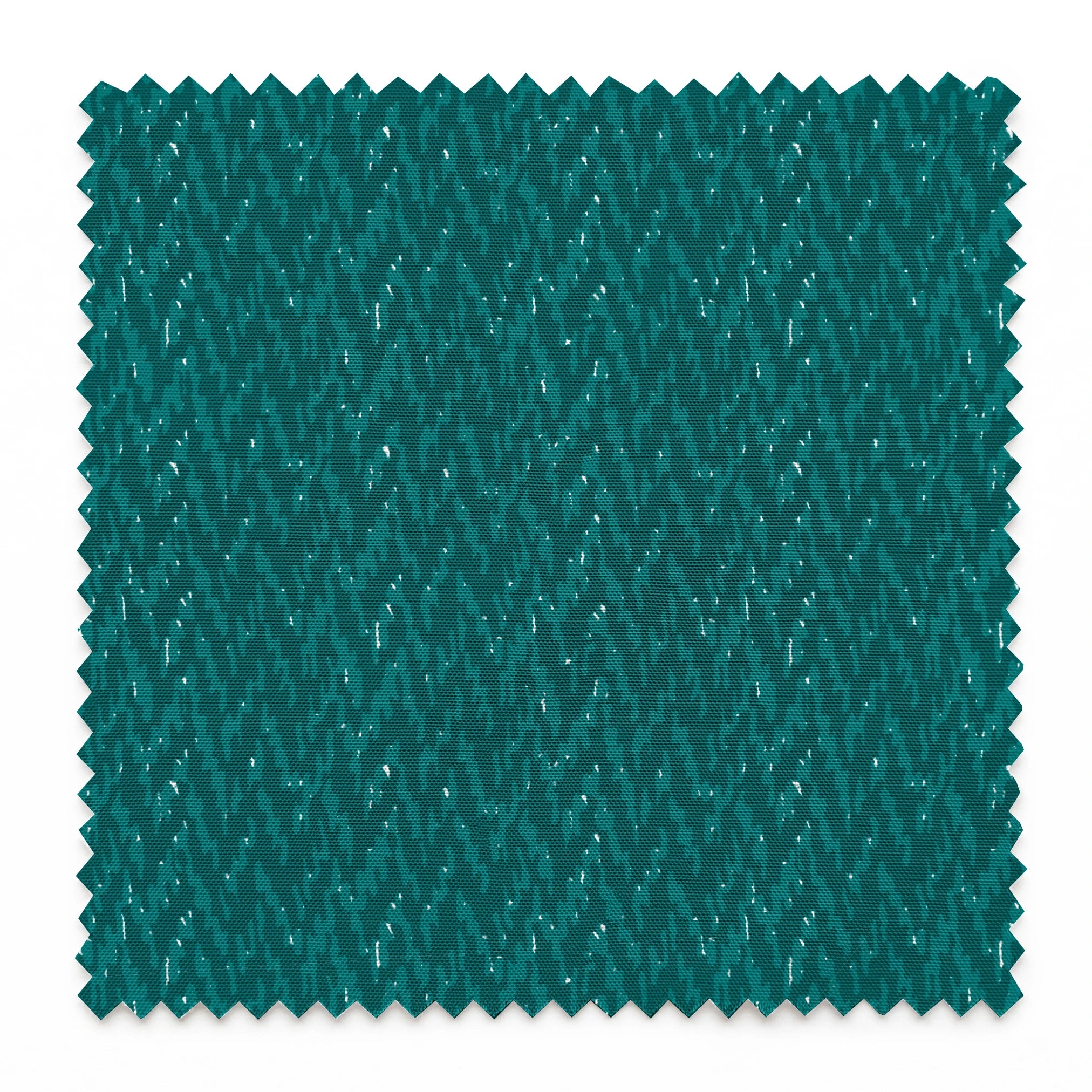 Teal textured surface with wavy vertical pattern and subtle light reflections springs swatch pinked