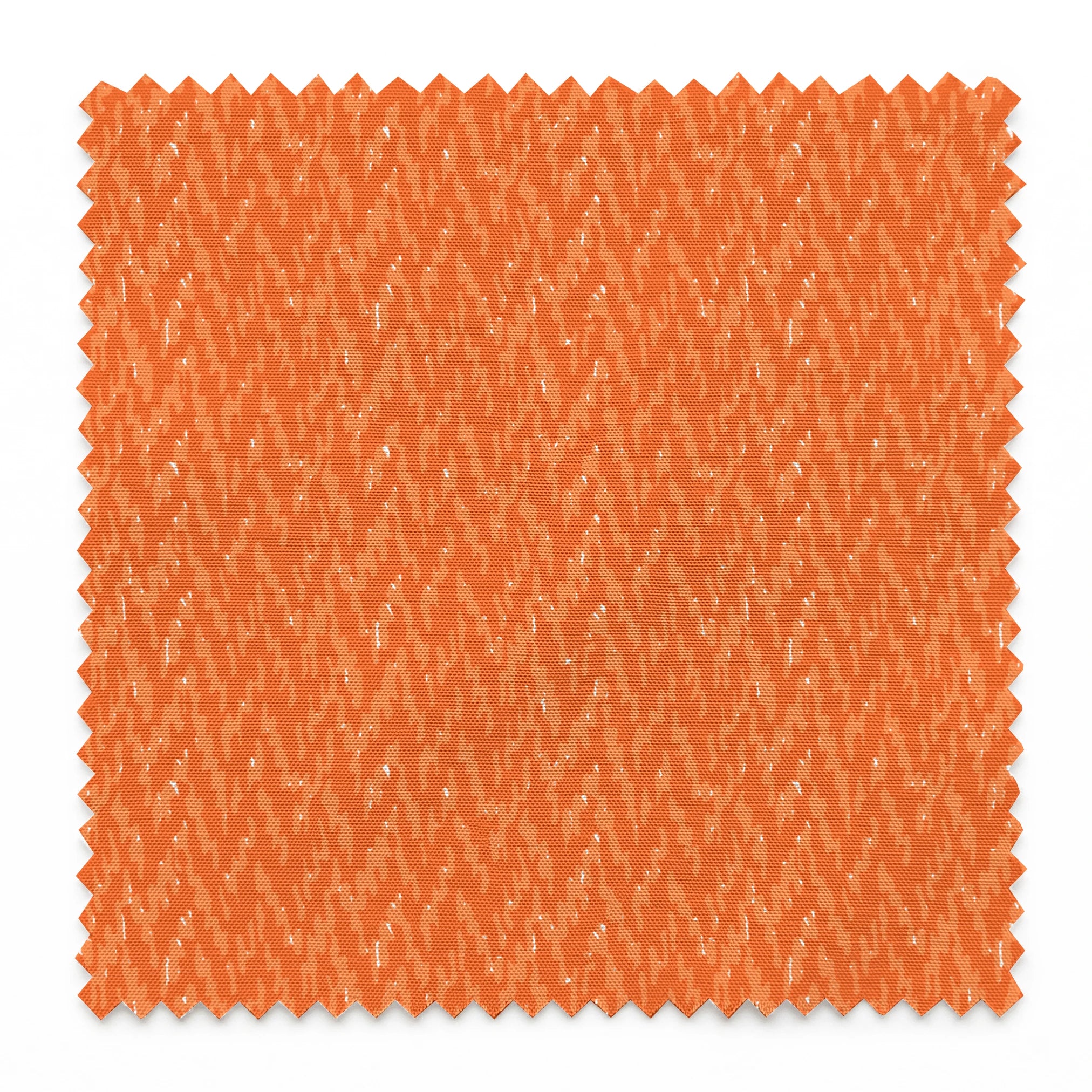 Orange textured background with vertical brushstroke pattern in varying shades of terracotta springs swatch pinked