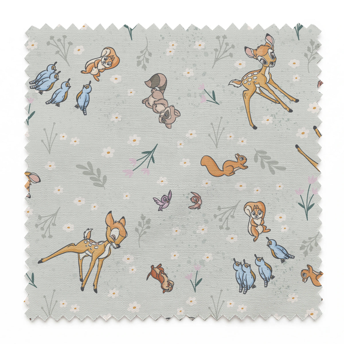 Disney Bambi - Woodland Wonder - Sage Forest Fabric | Fabric by