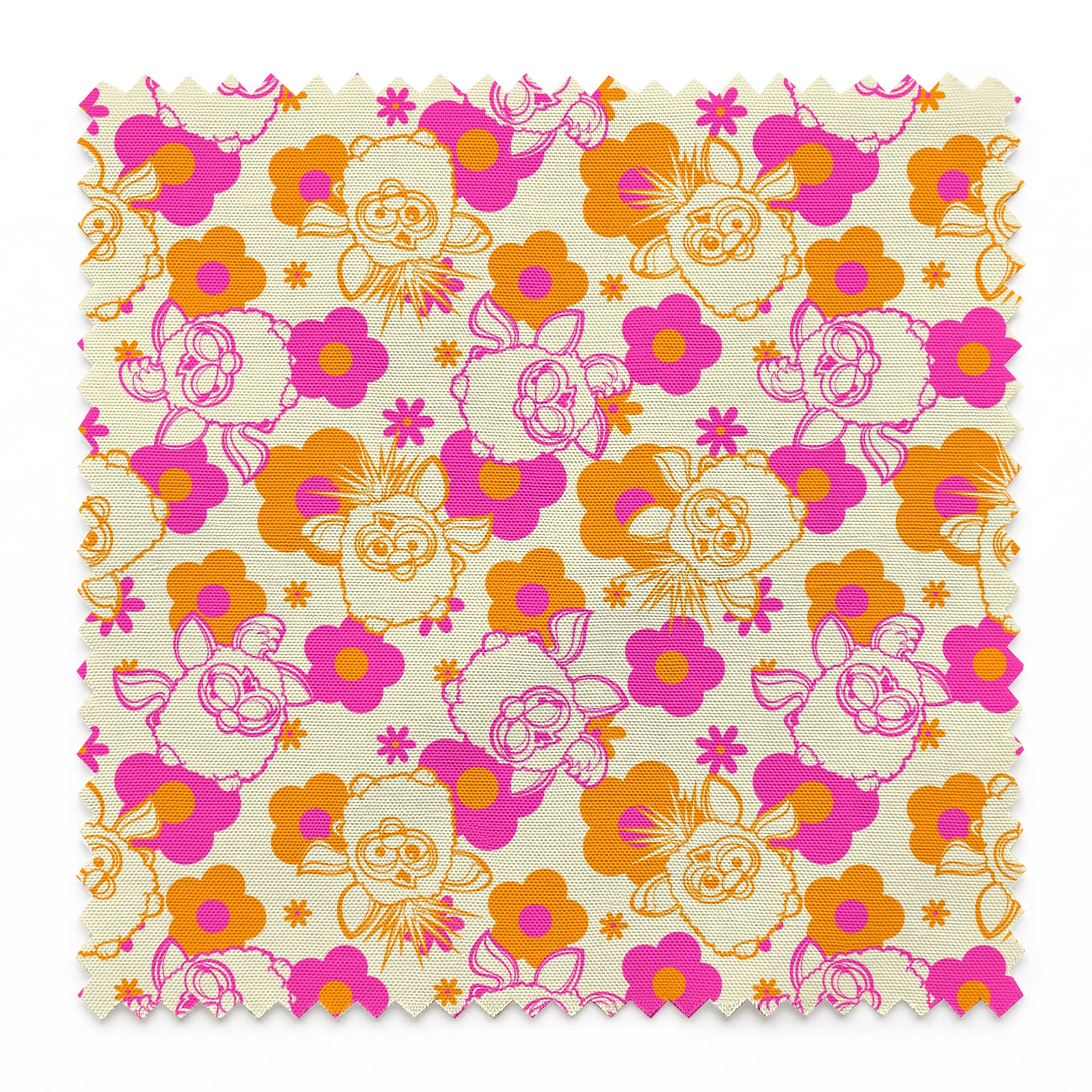 Hasbro Furby Flower Power on Citrus Fabric