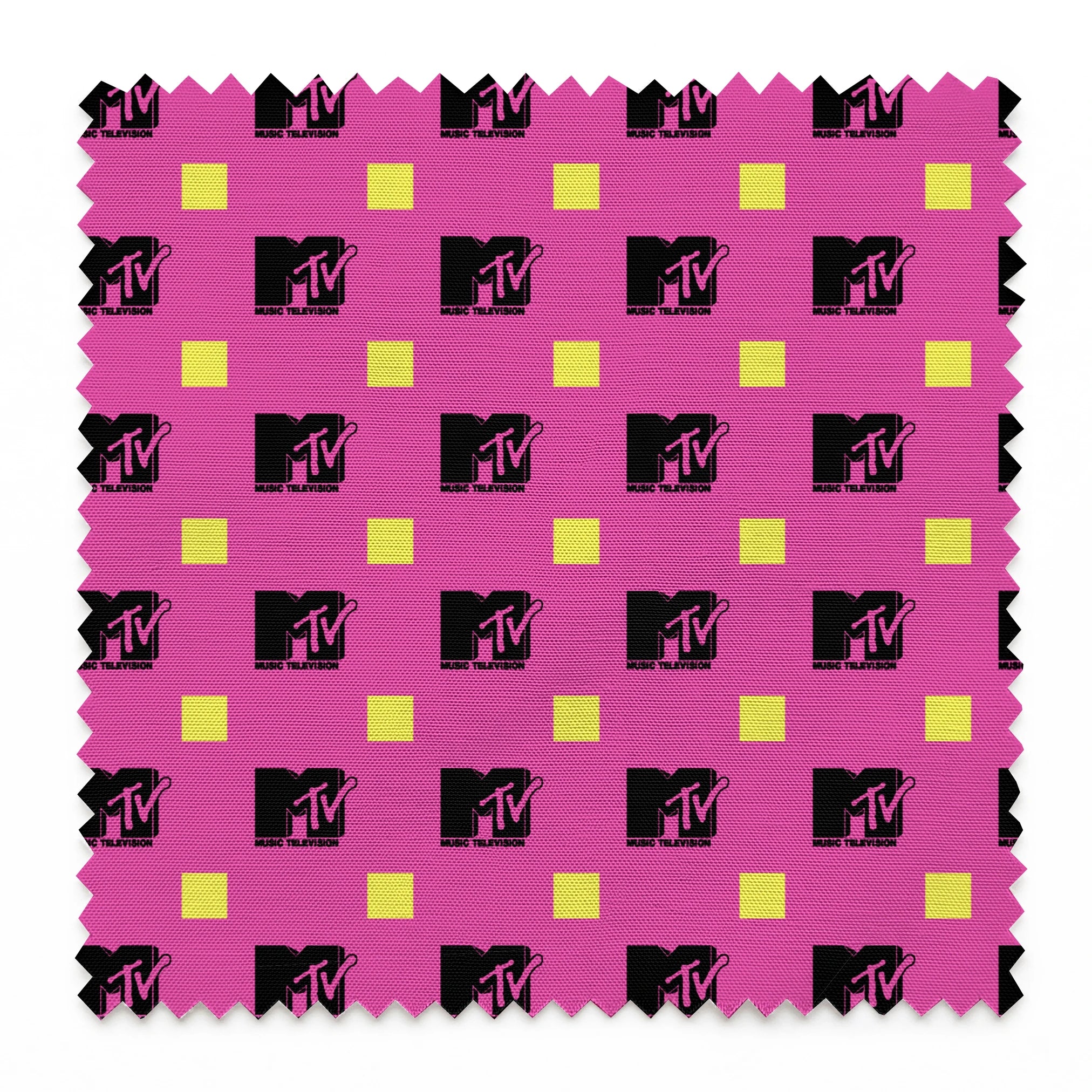 Paramount MTV  Blocks on Purple Fabric