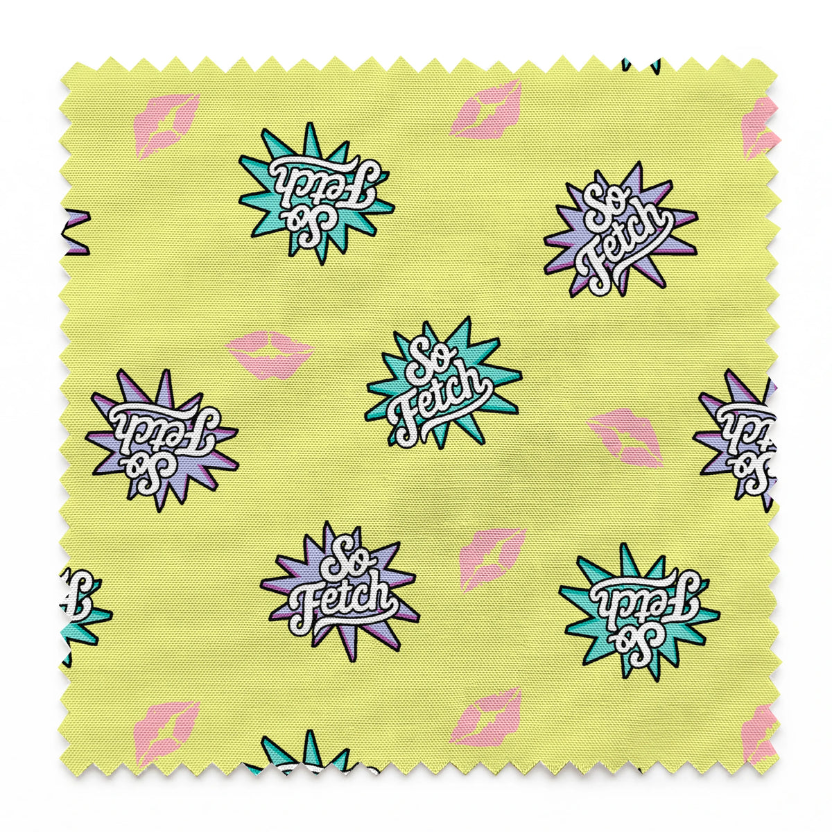 Paramount Mean Girls  So Fetch on Yellow Fabric