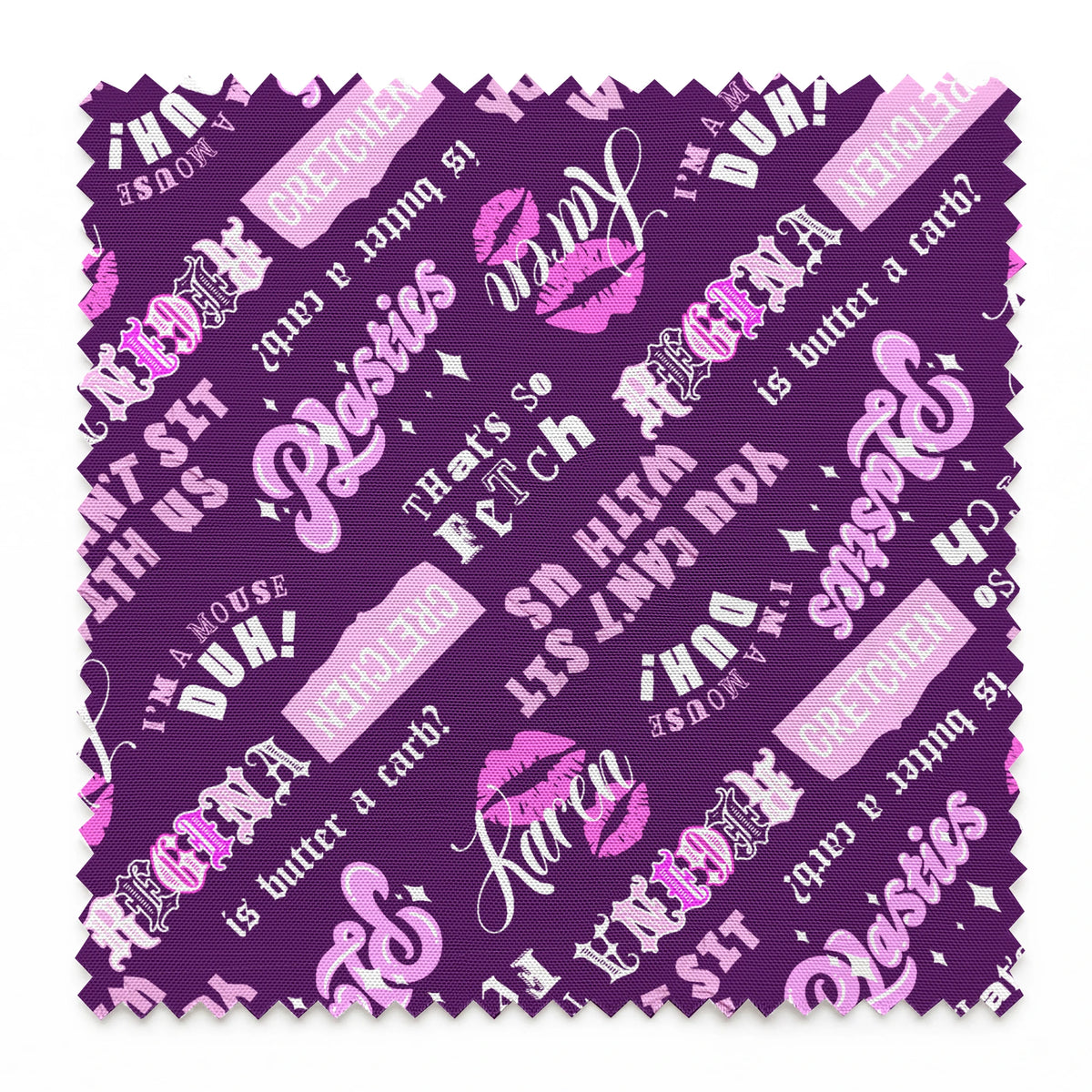 Paramount Mean Girls  The Plastics on Purple Fabric