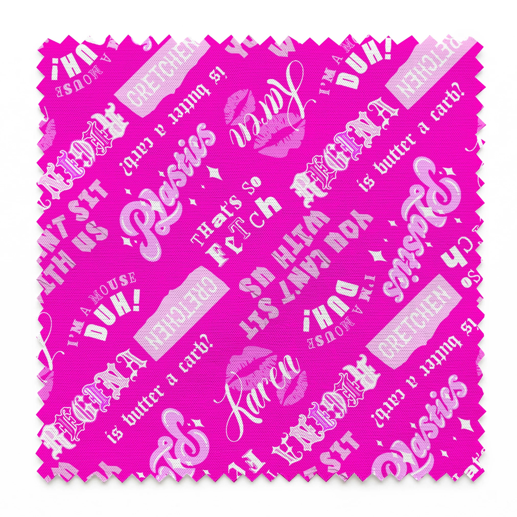 Paramount Mean Girls  The Plastics on Pink Fabric