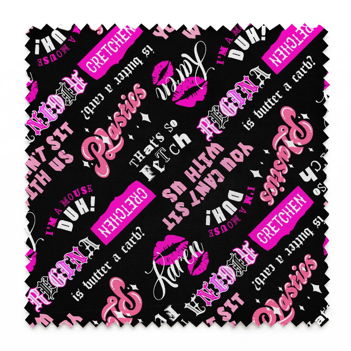Paramount Mean Girls  The Plastics on Black Fabric