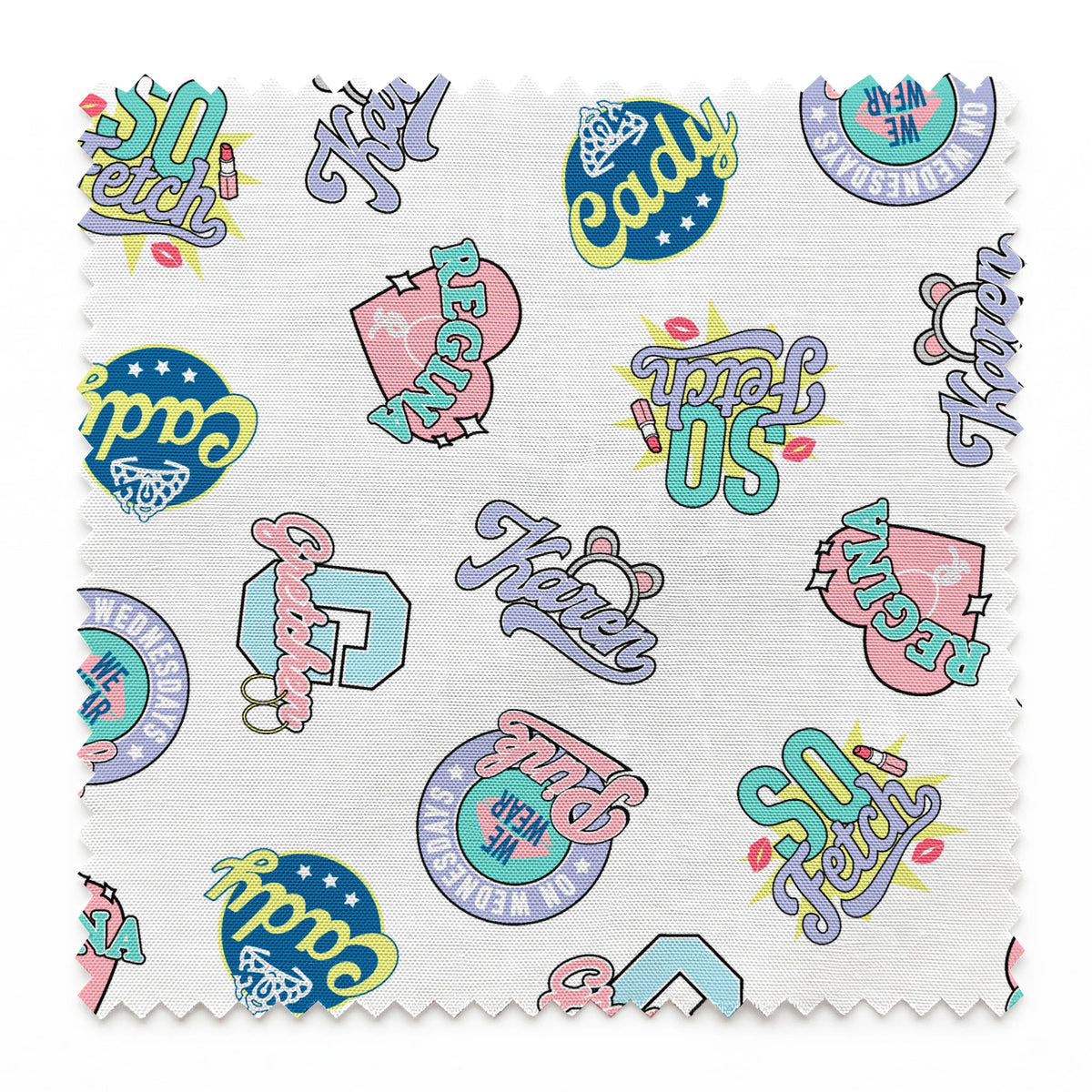 Paramount Mean Girls  Character Badges Fabric