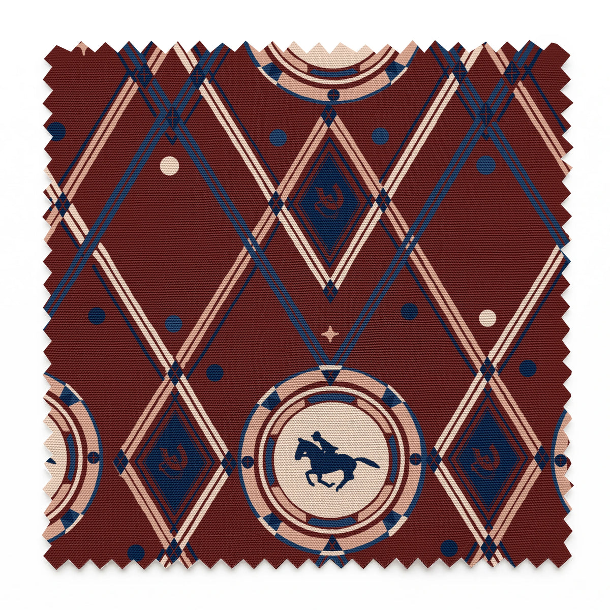Wade on Garnet Fabric