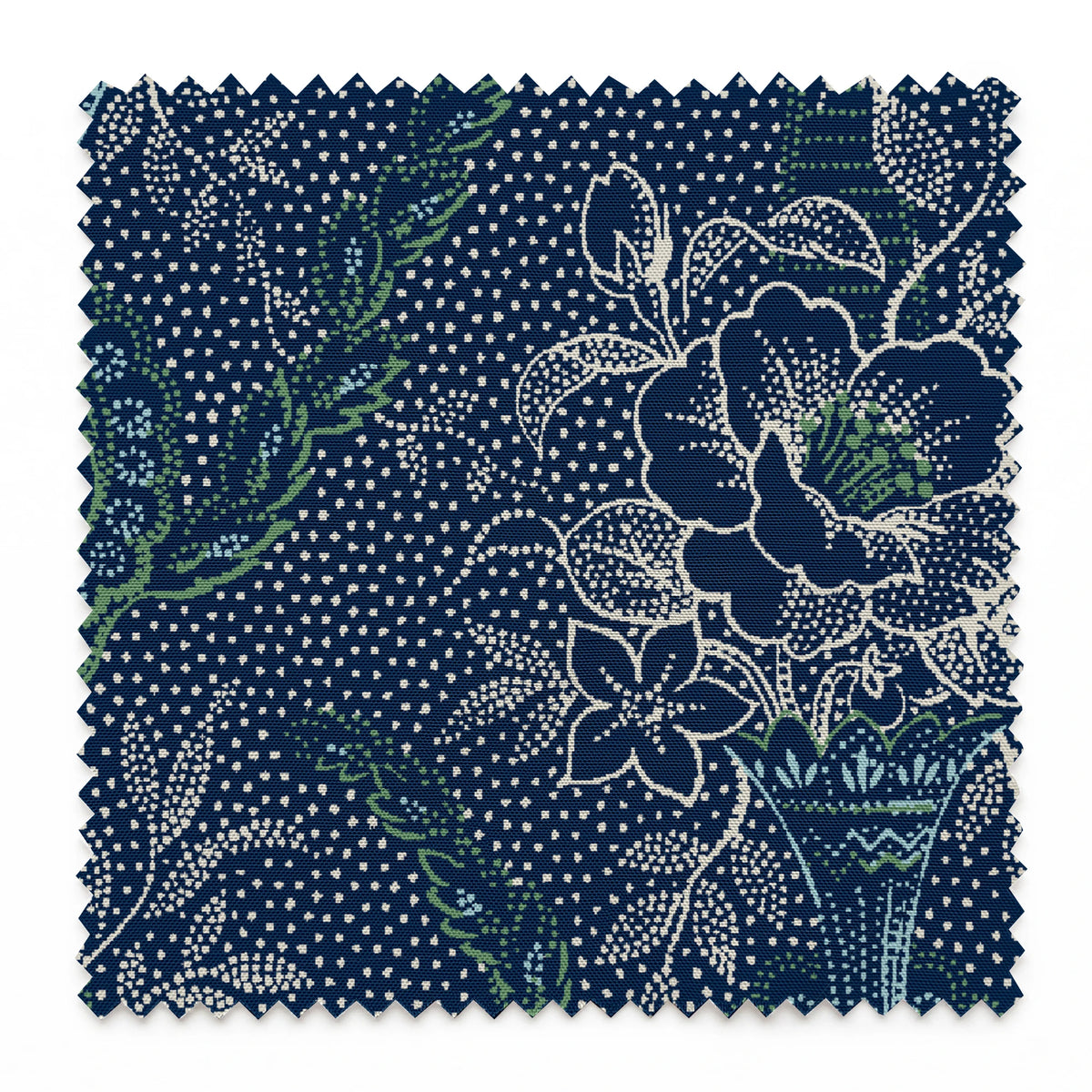Rina on Navy Fabric