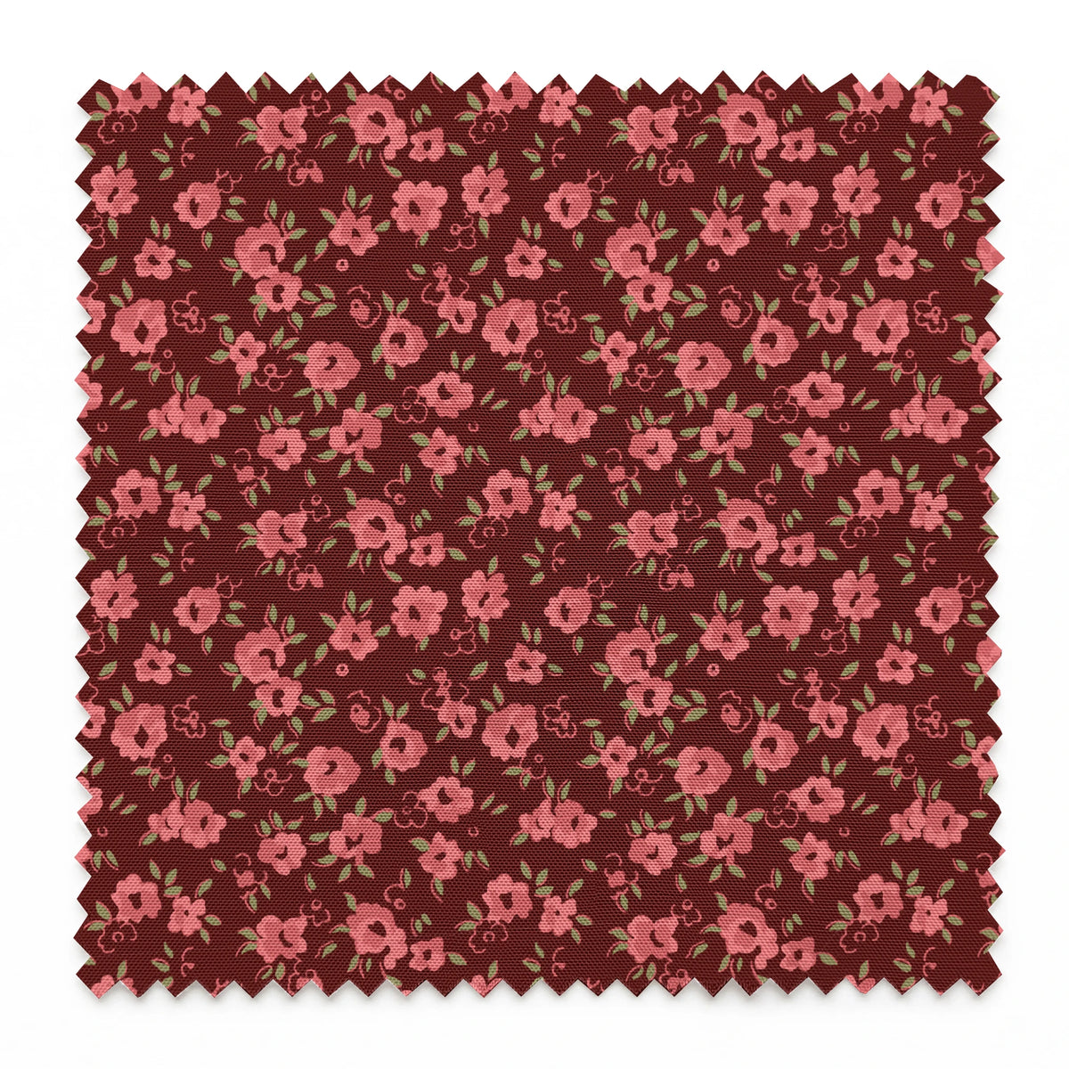 Posie on Garnet Fabric