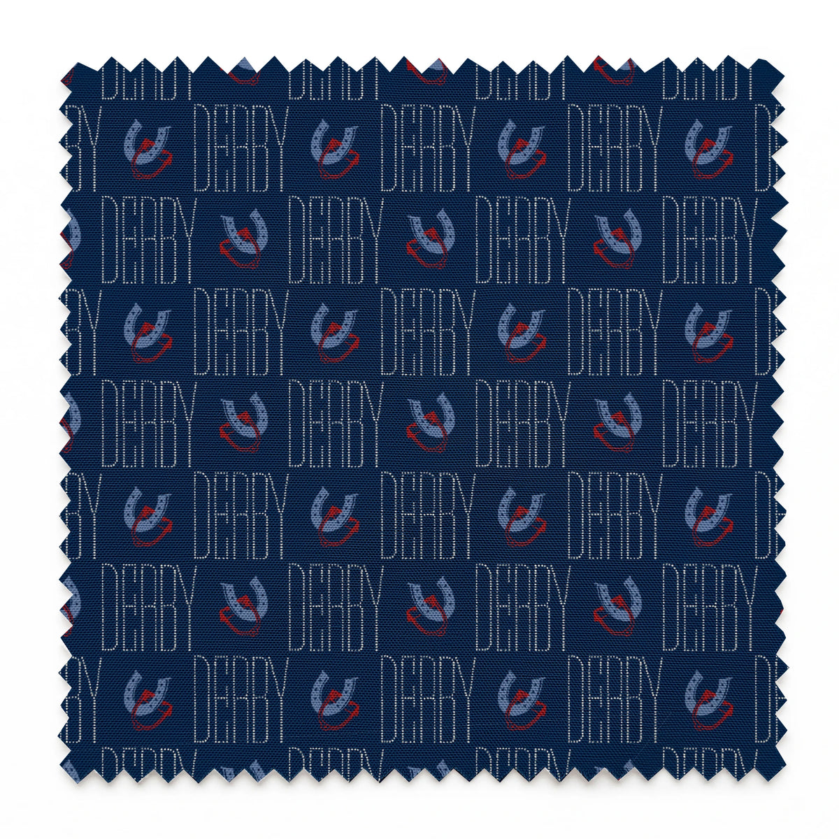 Epsom on Navy Fabric