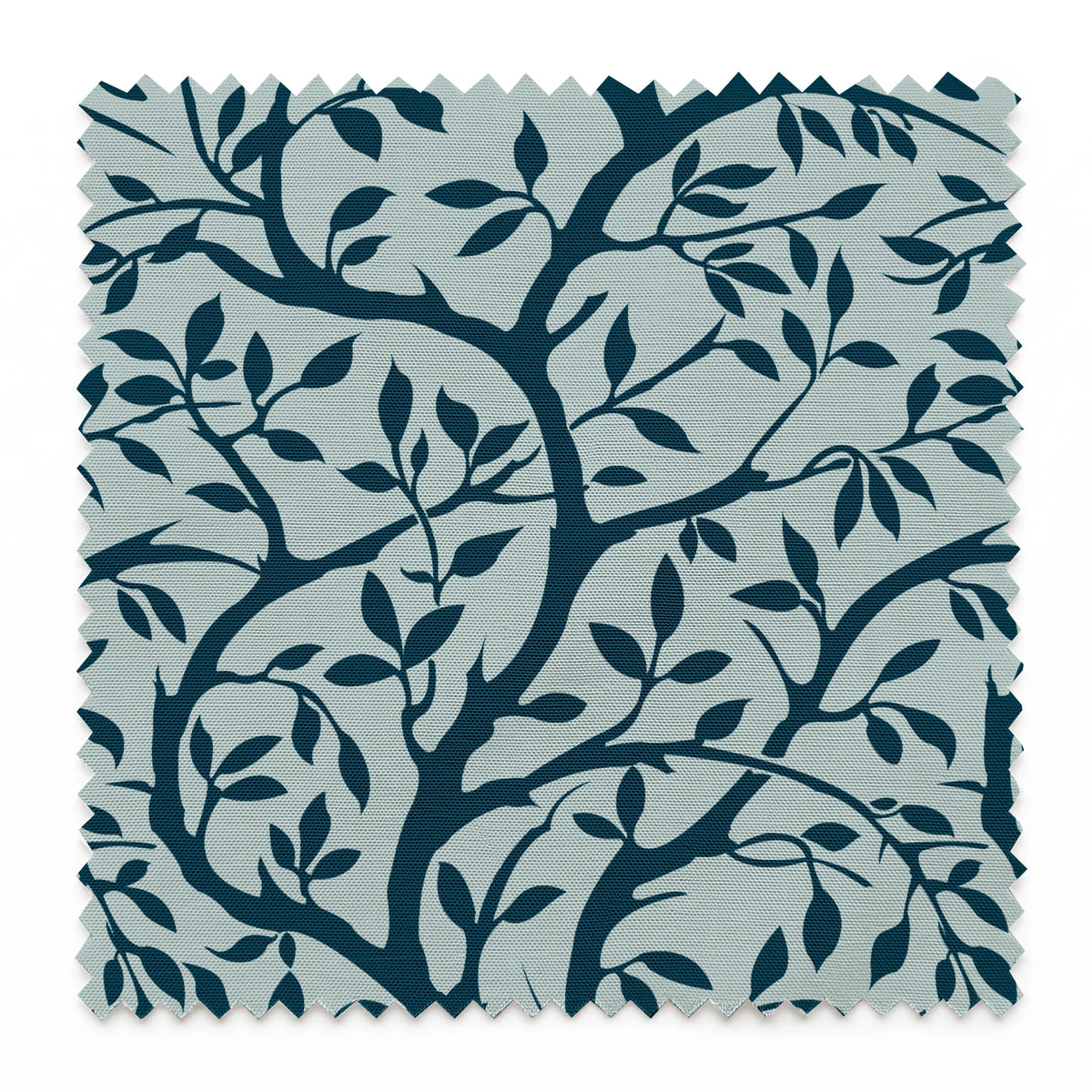Winding Willow on Dense Fog Fabric