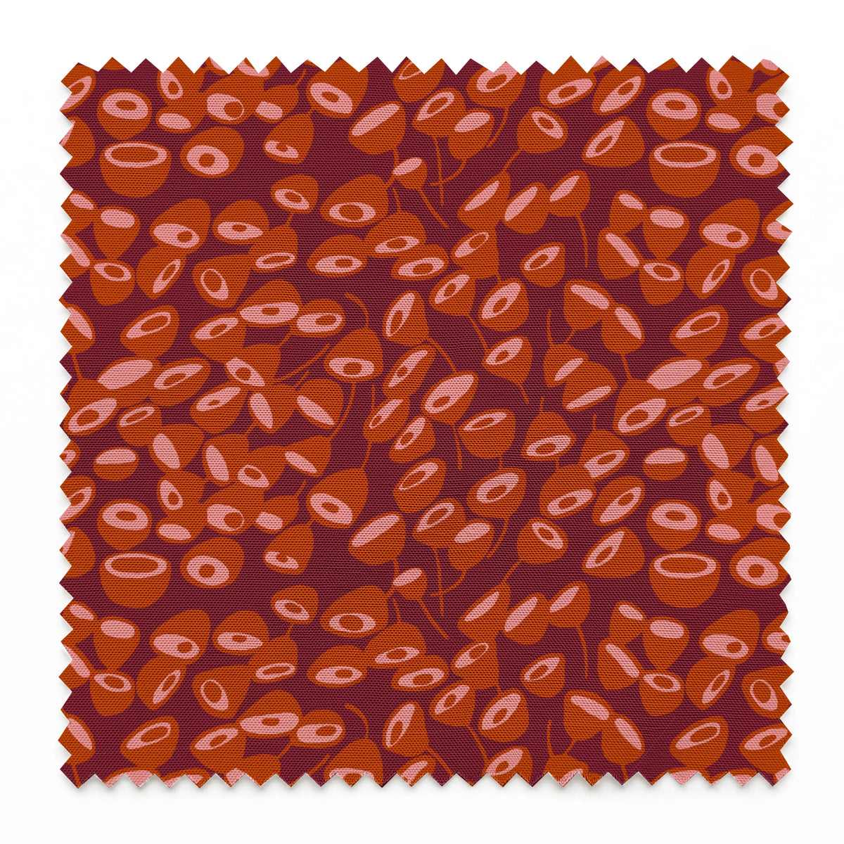Idris on Oxblood Fabric