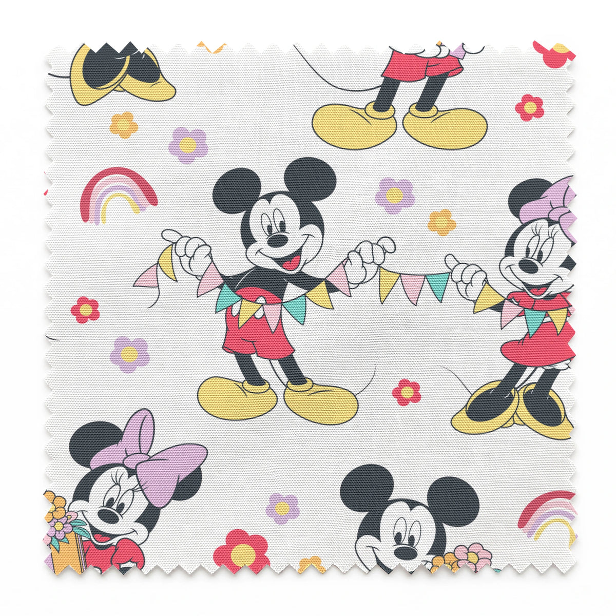 Disney Mickey Mouse and Minnie Mouse Spring Celebrations Fabric