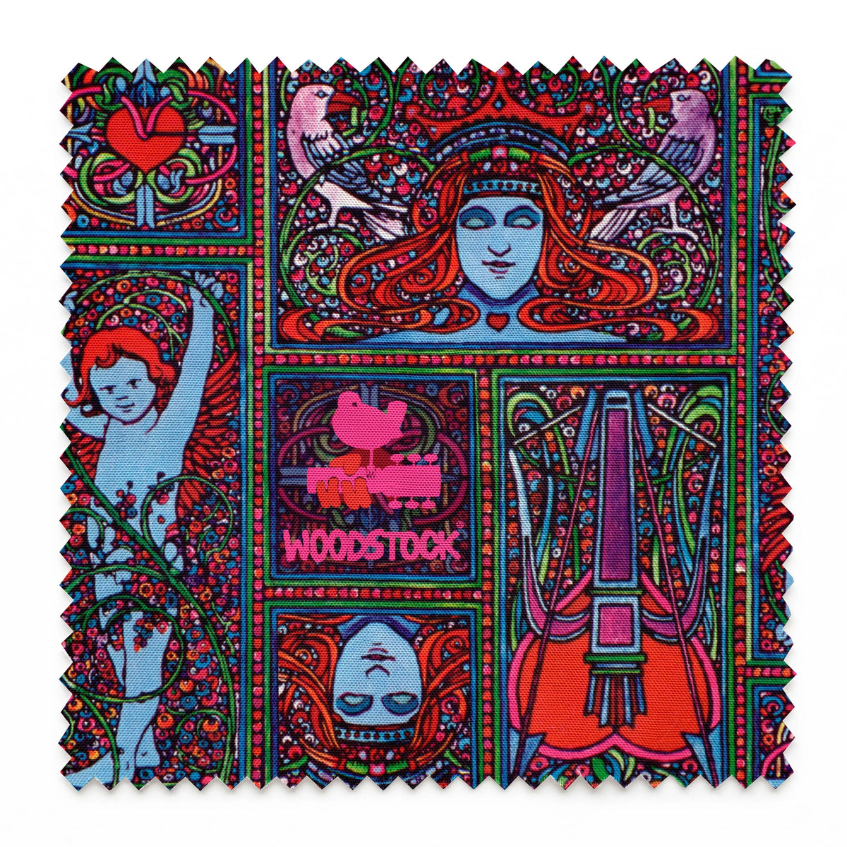 Woodstock Aquarian Exposition Fabric