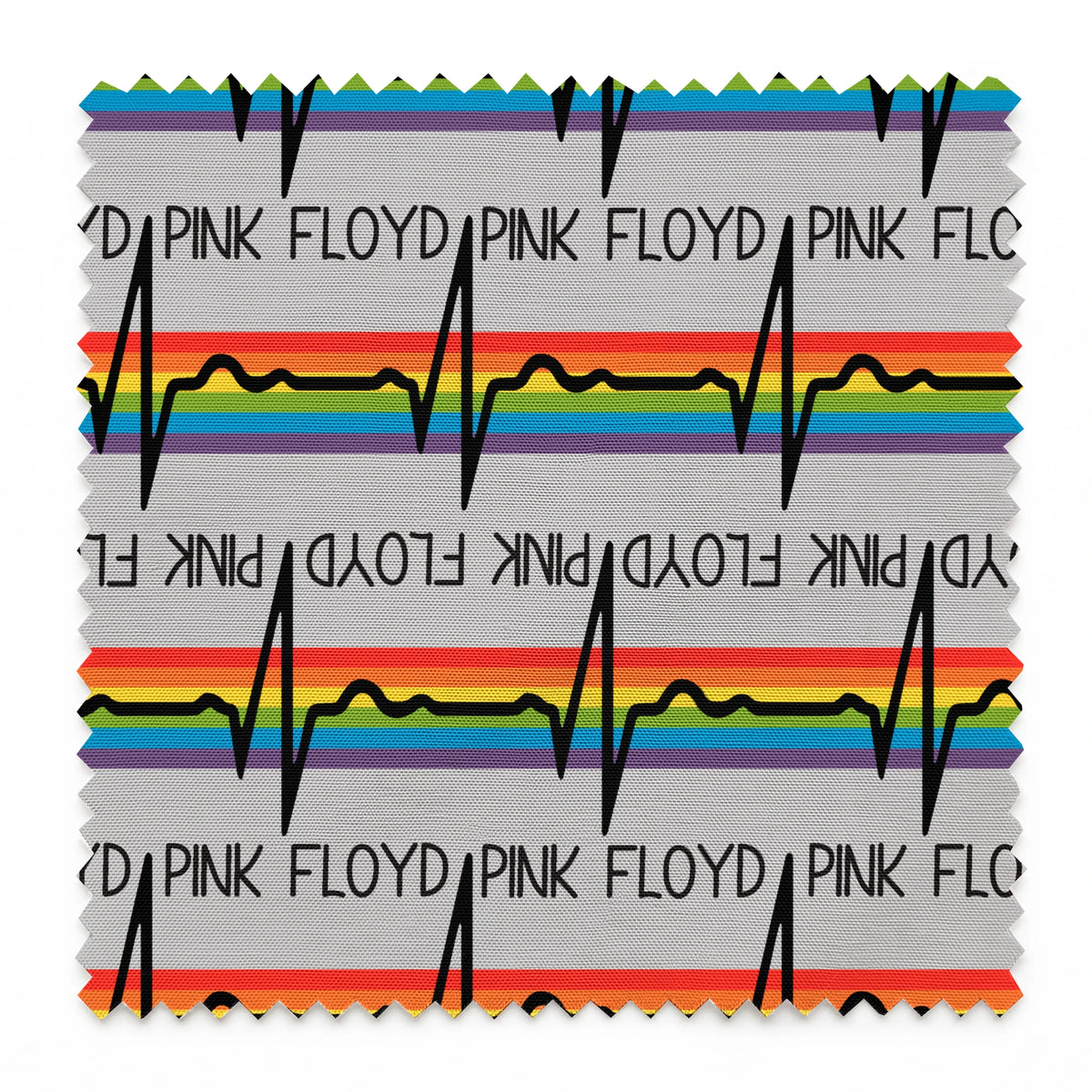 Pink Floyd Rainbow Pulse Fabric