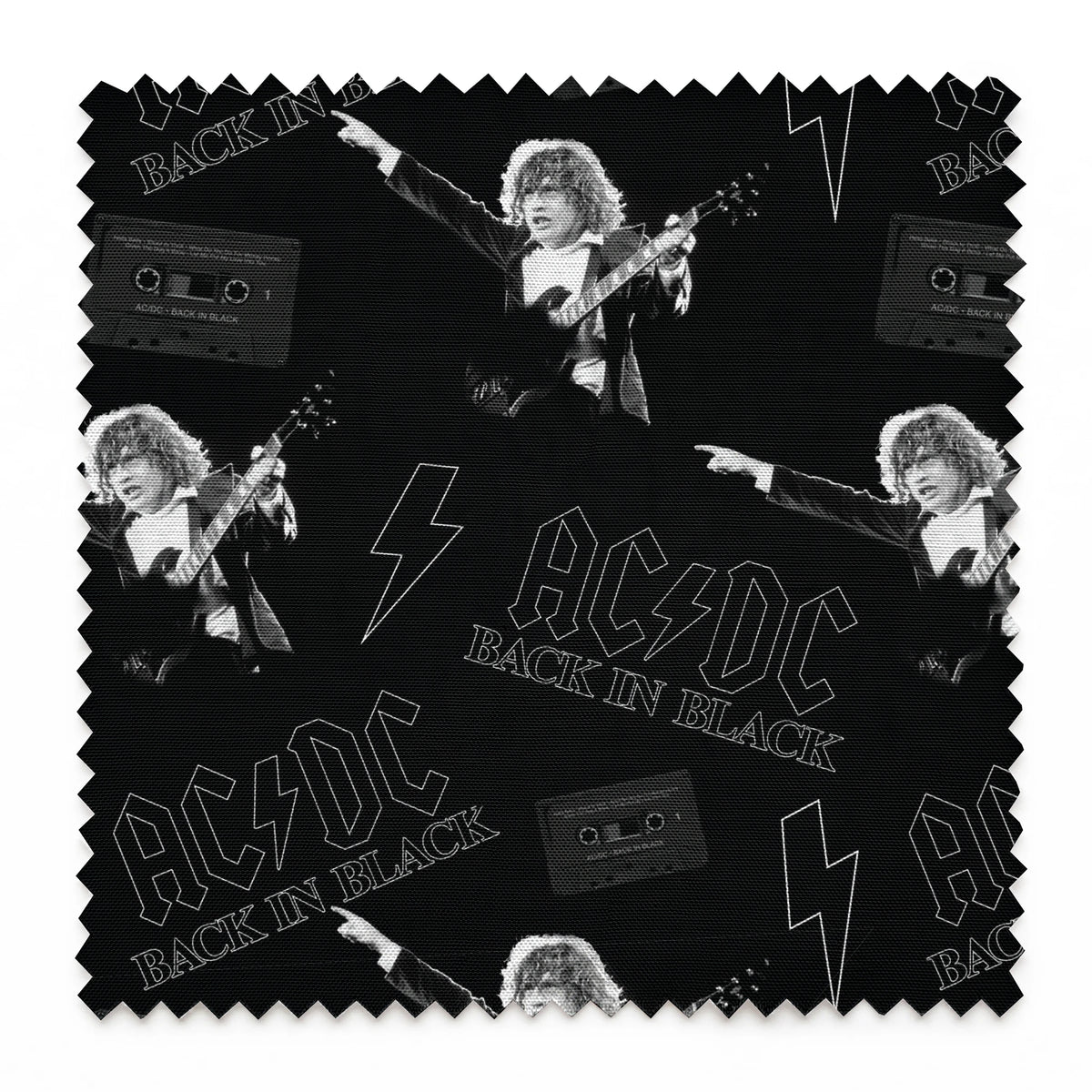 AC/DC Back in Black Fabric