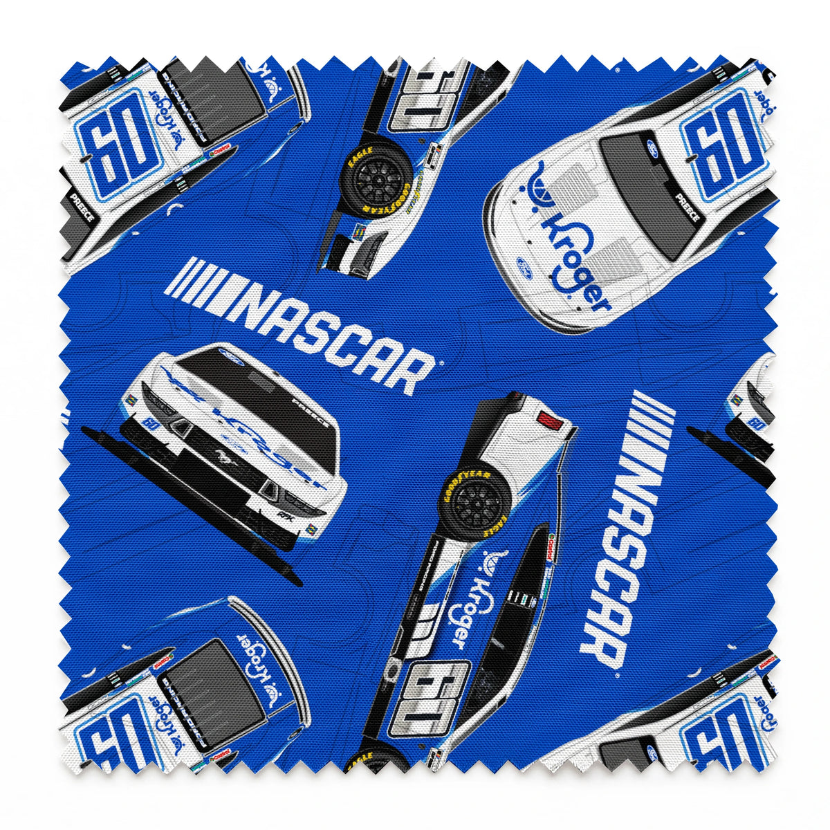 NASCAR® Ryan Preece Toss on Blue Fabric