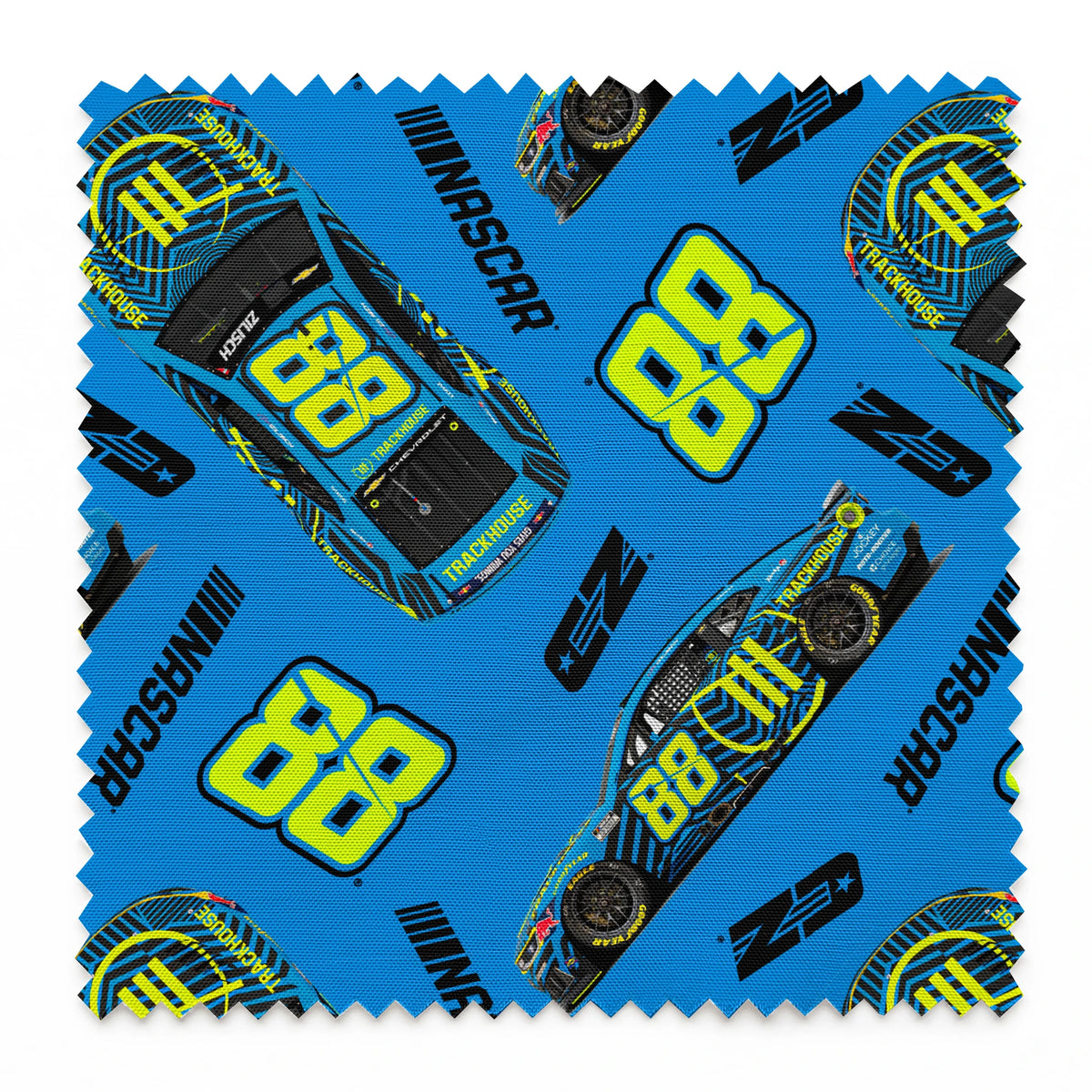 NASCAR® Connor Zilisch Toss on Blue Fabric