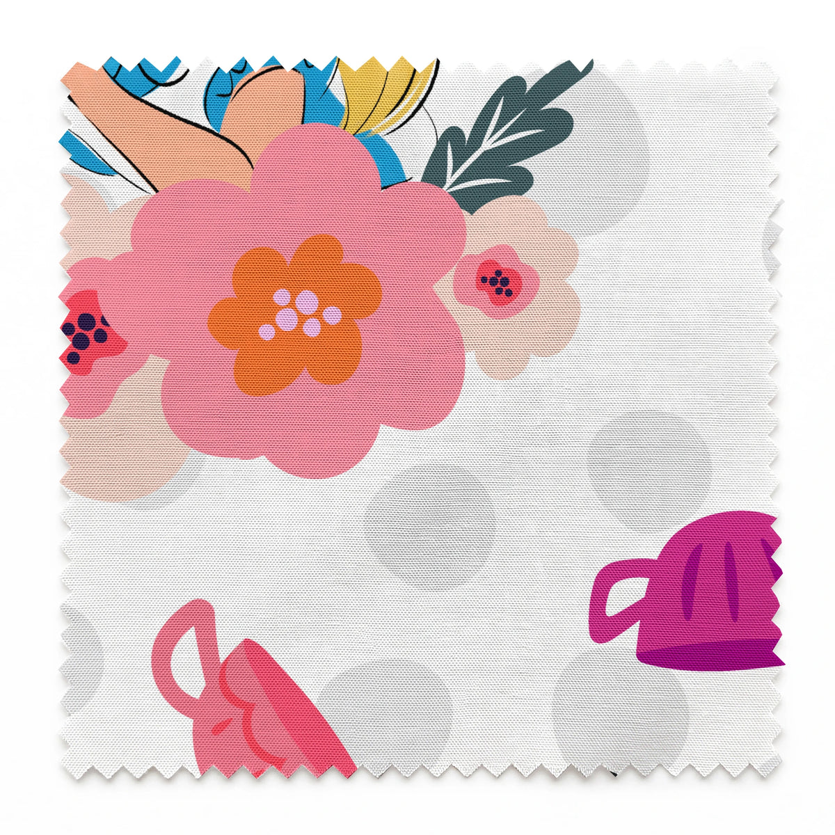 Disney Alice in Wonderland  Teacup Toss Fabric