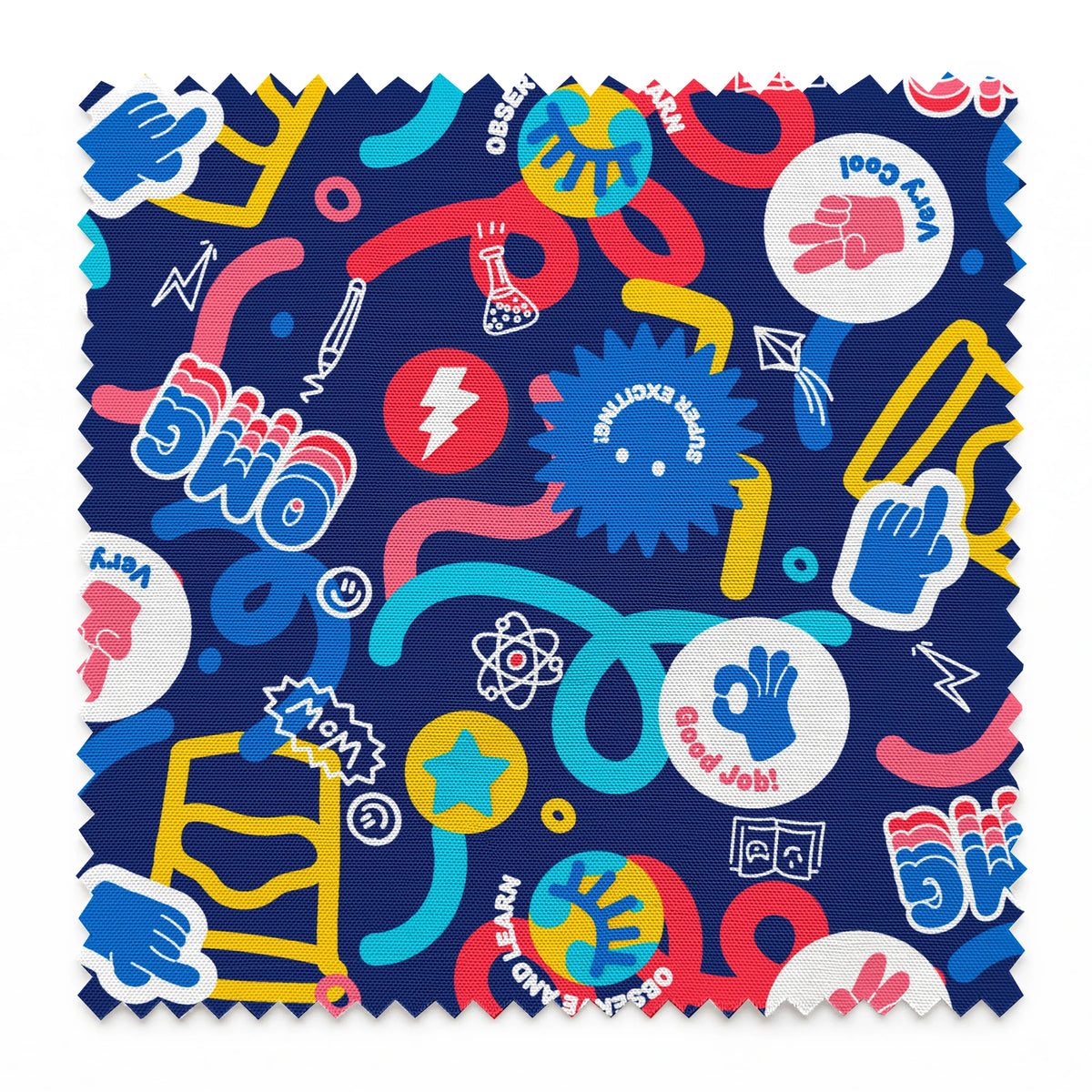 Hasbro Play-Doh Observe and Learn on Navy Fabric