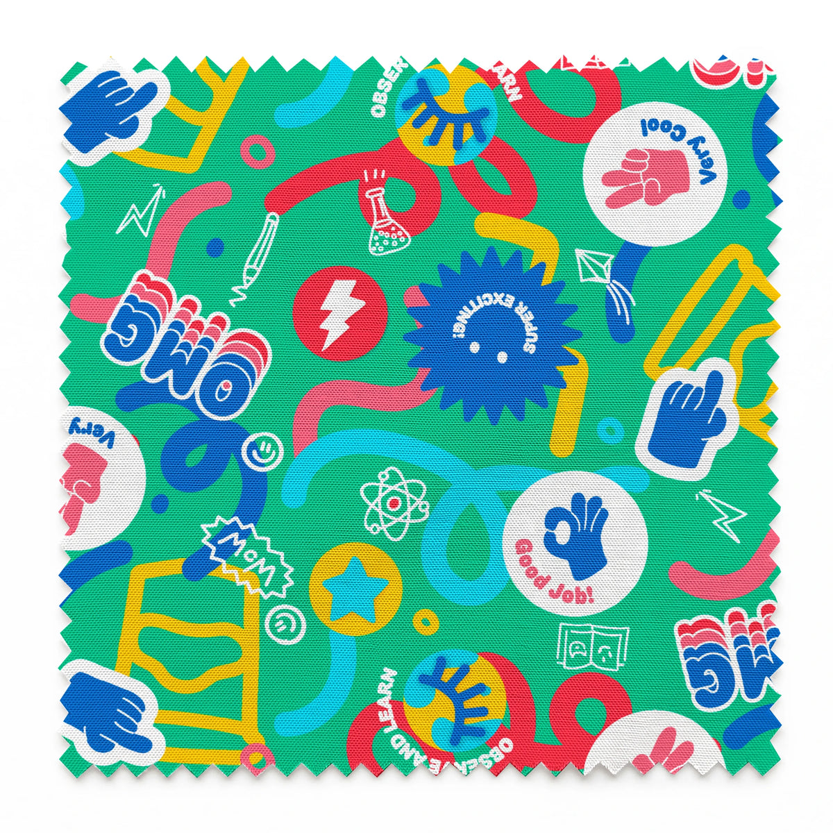 Hasbro Play-Doh Observe and Learn on Green Fabric