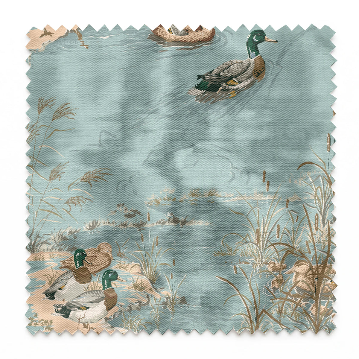 Mallard on Mineral Fabric