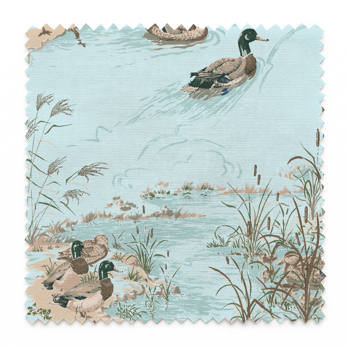 Mallard on Forestry Fabric