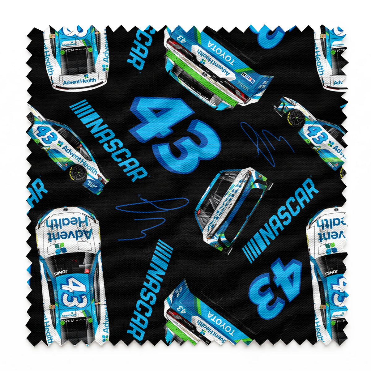 NASCAR® Erik Jones Toss on Black Fabric