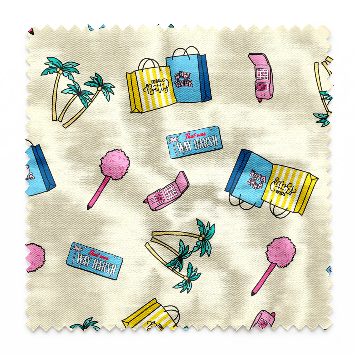 Paramount Clueless Palm Icons Fabric