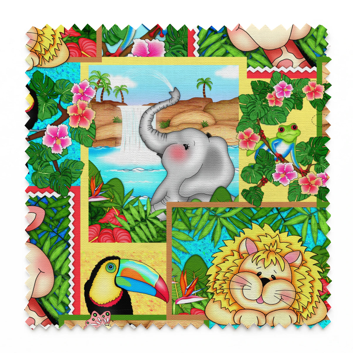 Vicki Schreiner BaZooples Nice Safari Day Fabric