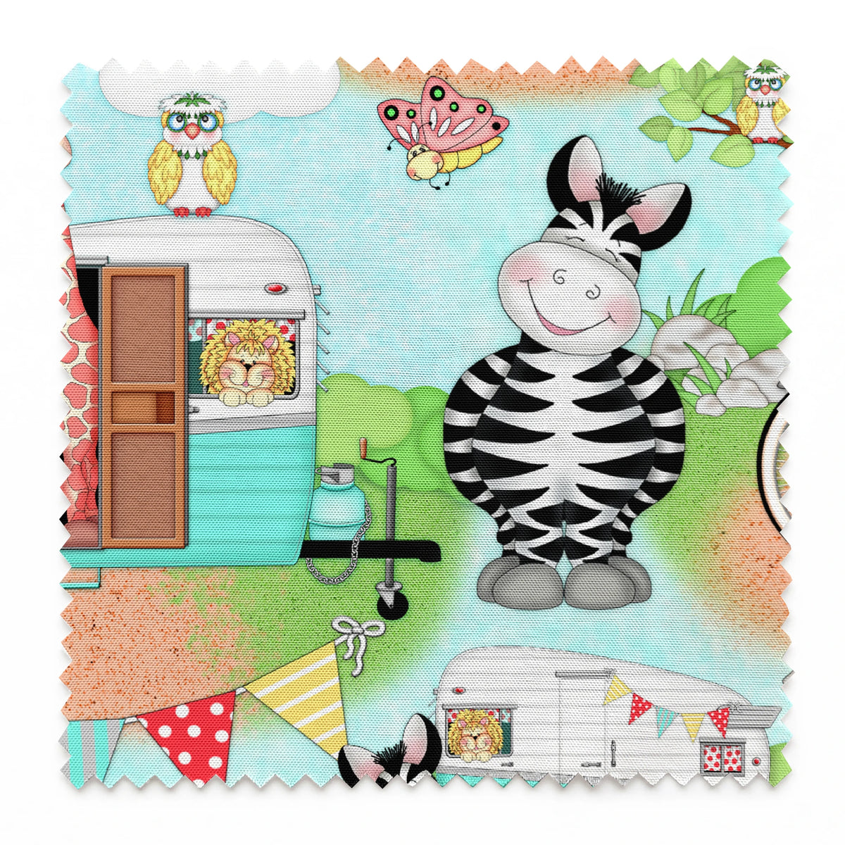 Vicki Schreiner BaZooples Camping Fun Fabric