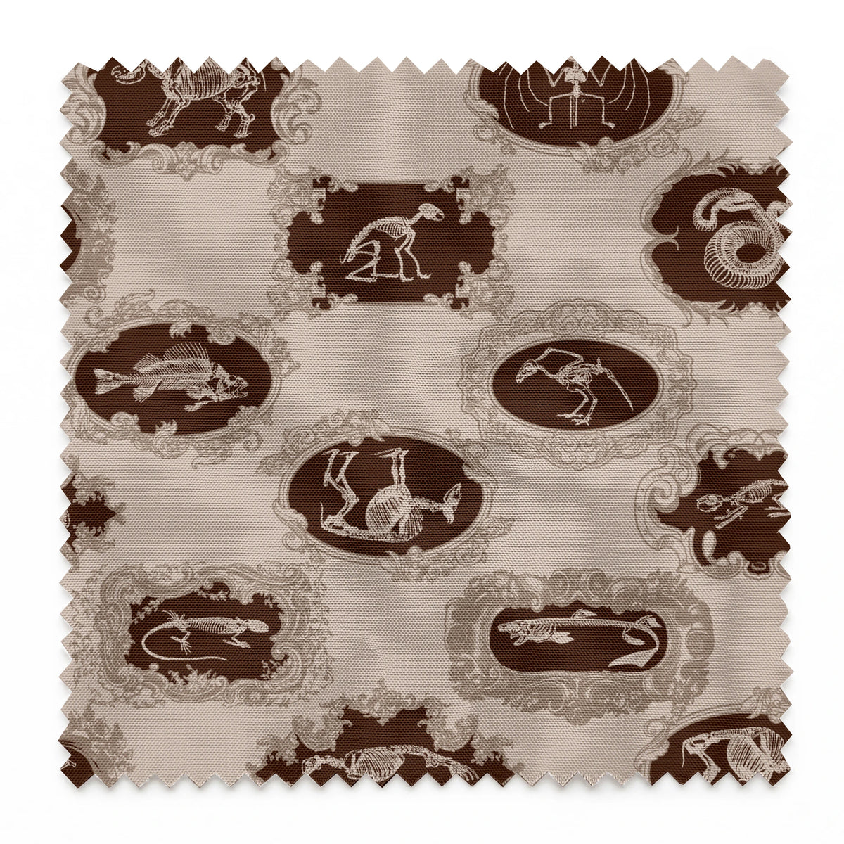 Disney Haunted Mansion Pet Portraits on Greige Fabric