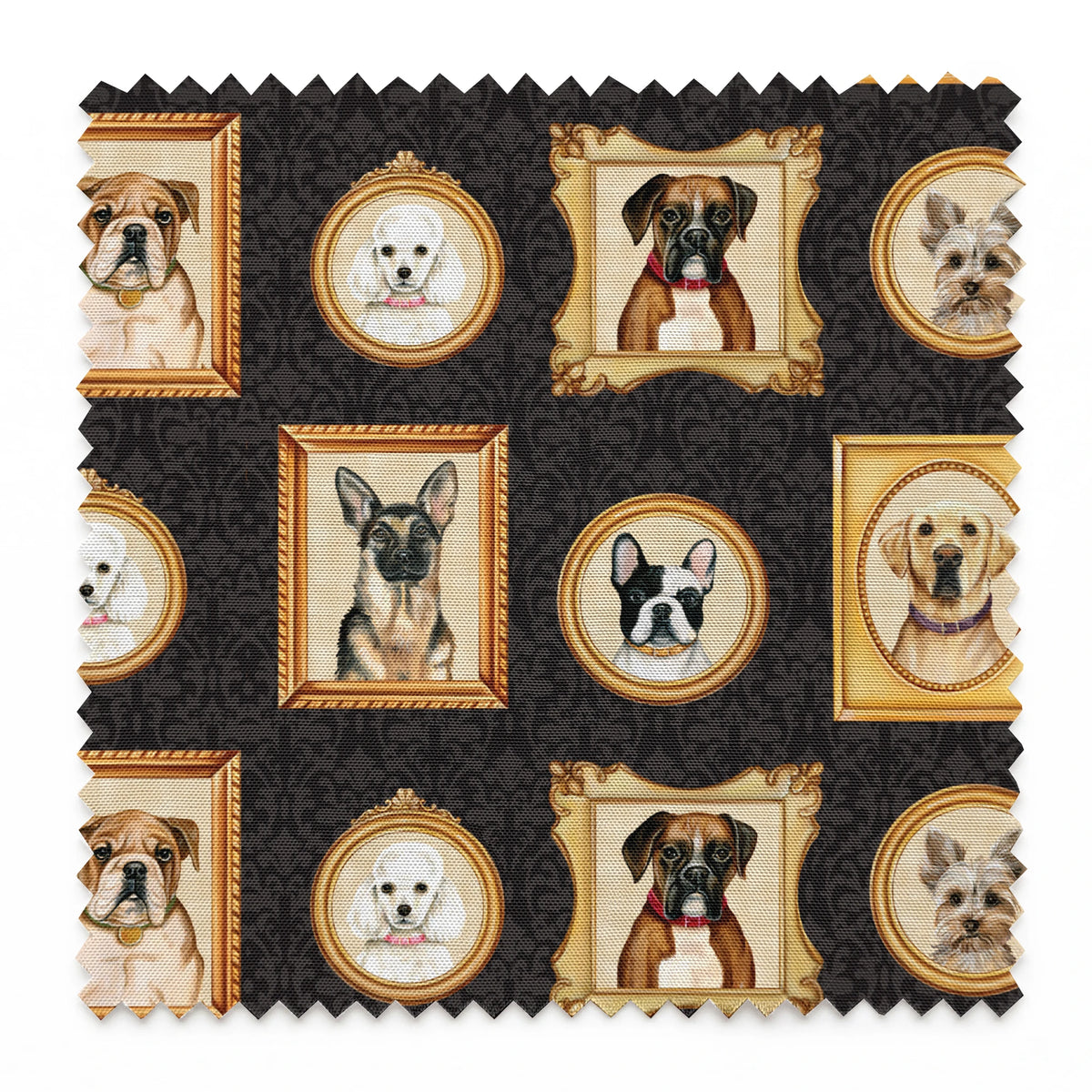 Danielle Murray Dog Portraits Fabric