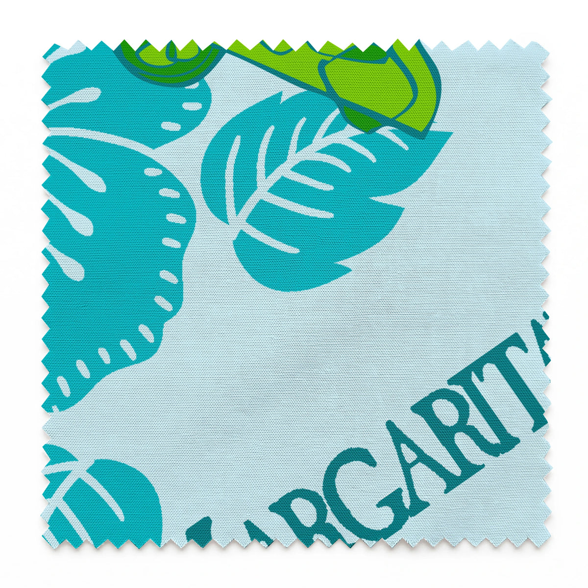 Margaritaville Tropical Floral on Blue Fabric