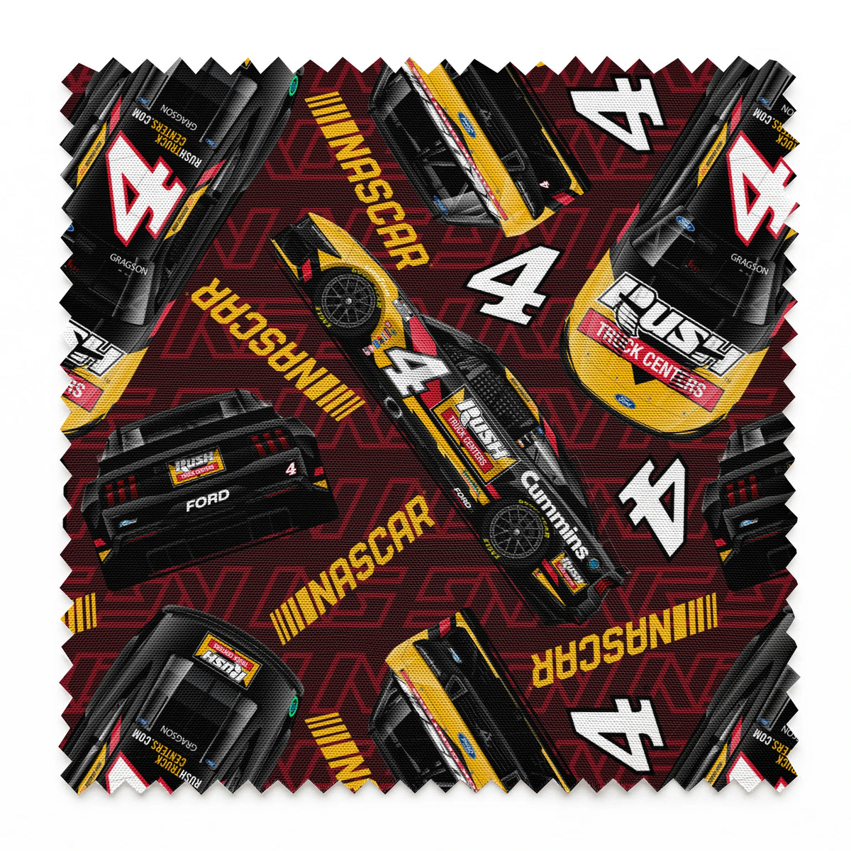 NASCAR® Noah Gragson Toss on Dark Red Fabric