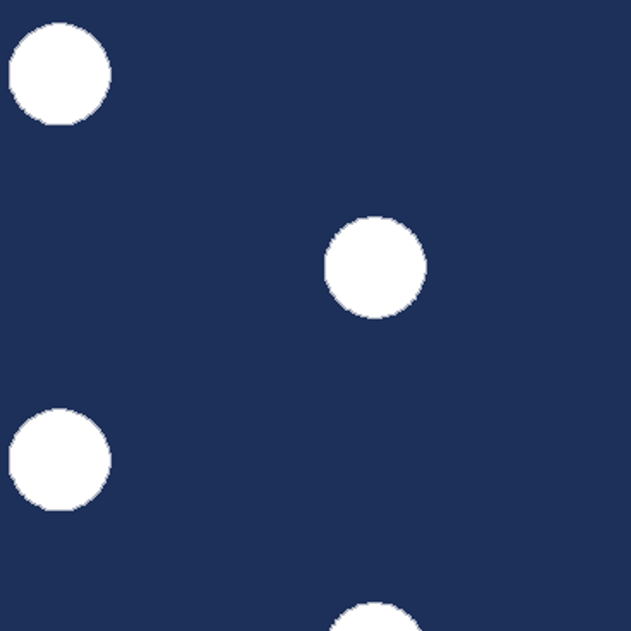 Two white circles on navy blue background tiled preview square