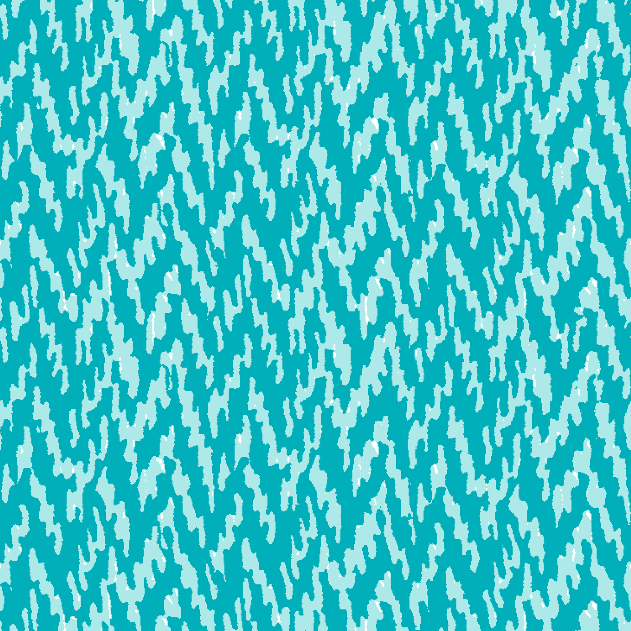 Turquoise and light blue abstract pattern with irregular vertical brush-like streaks tiled preview square