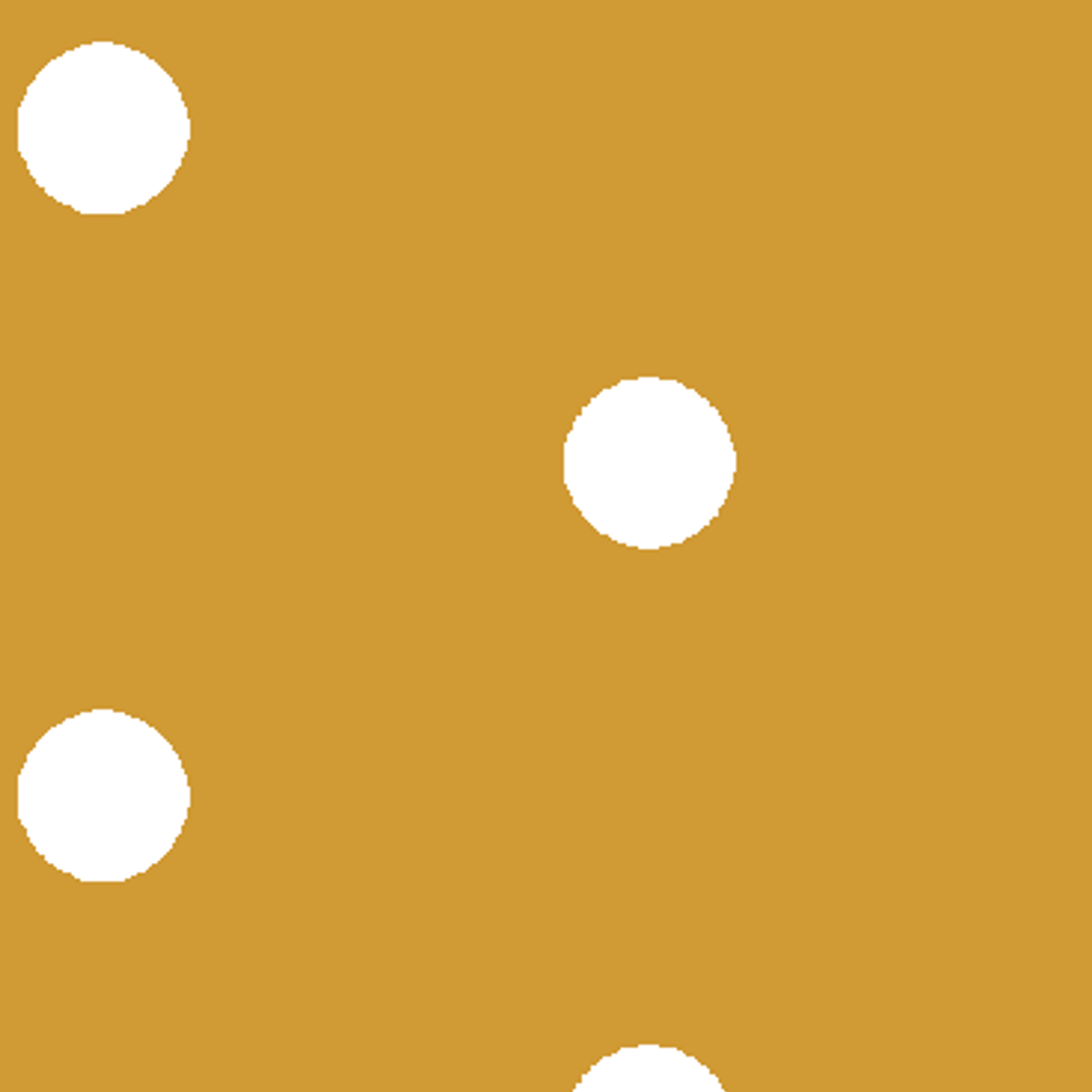 White circles on a golden yellow background tiled preview square