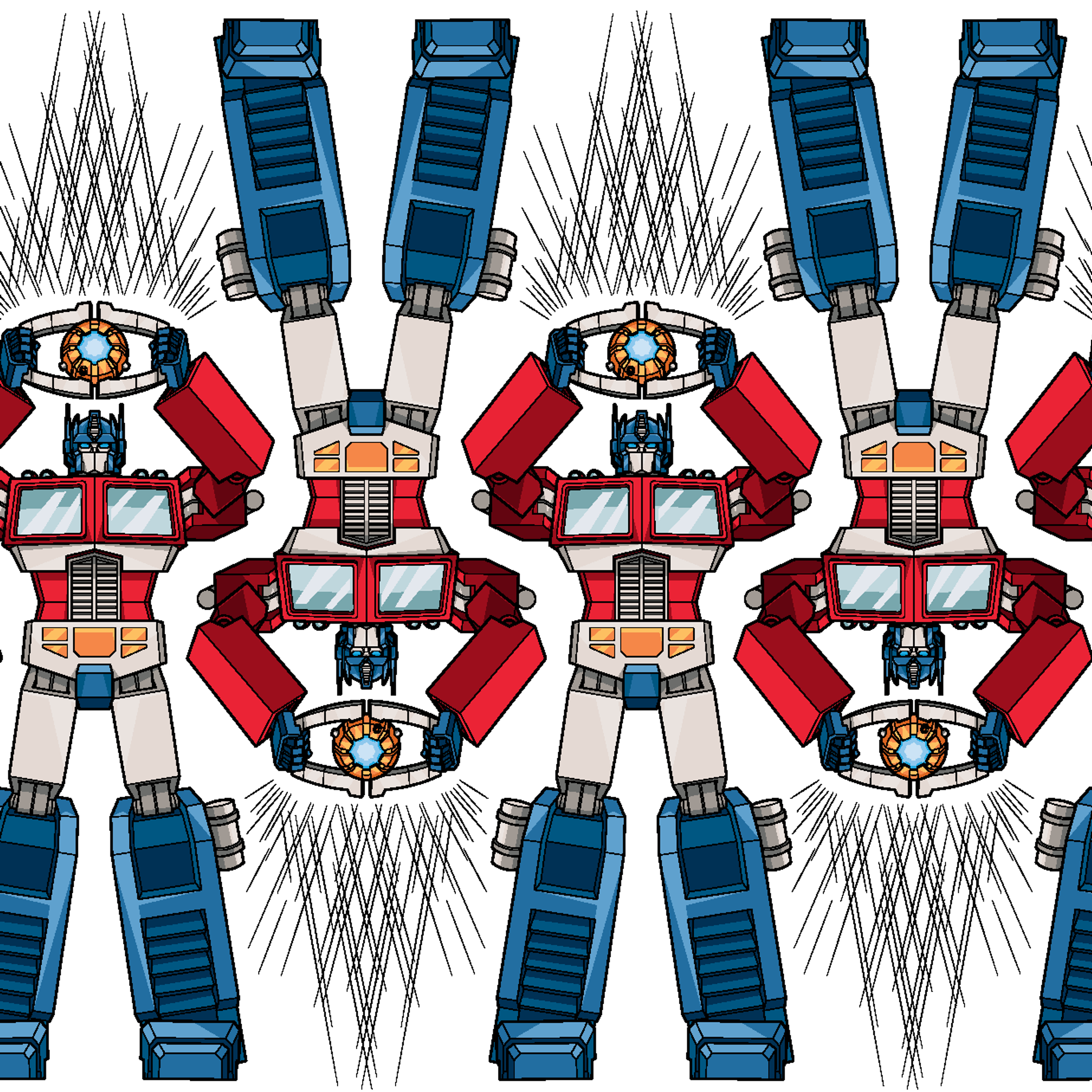 Hasbro Transformers Optimus Prime | Fabric by the Yard