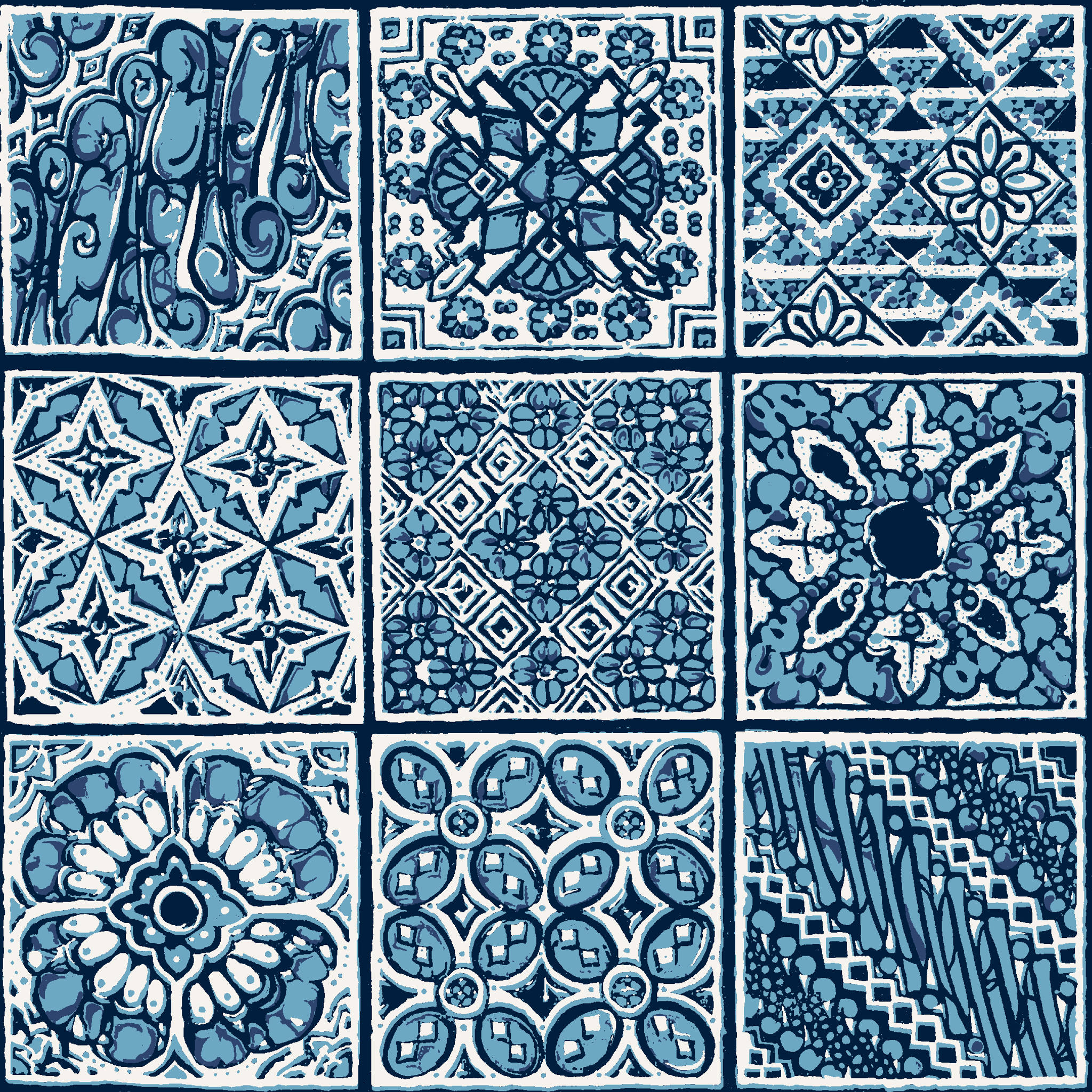  tiled preview square
