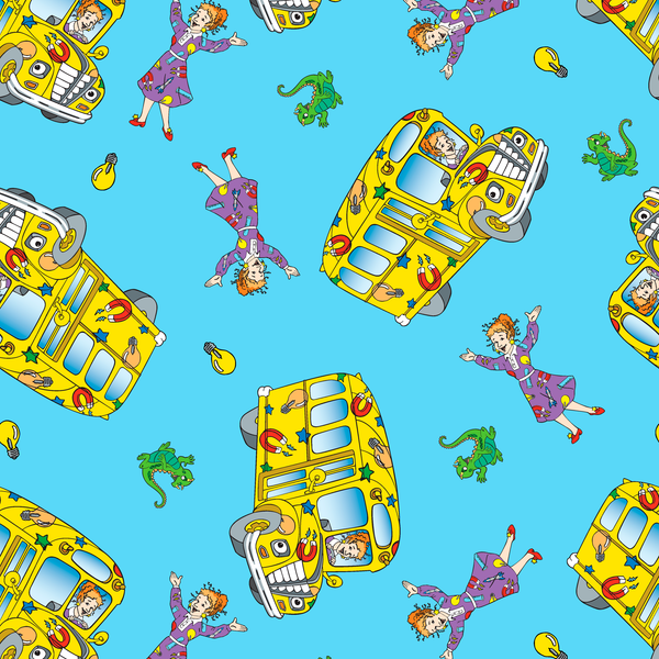 The Magic School Bus Ms. Frizzle Adventures on Blue | Cotton