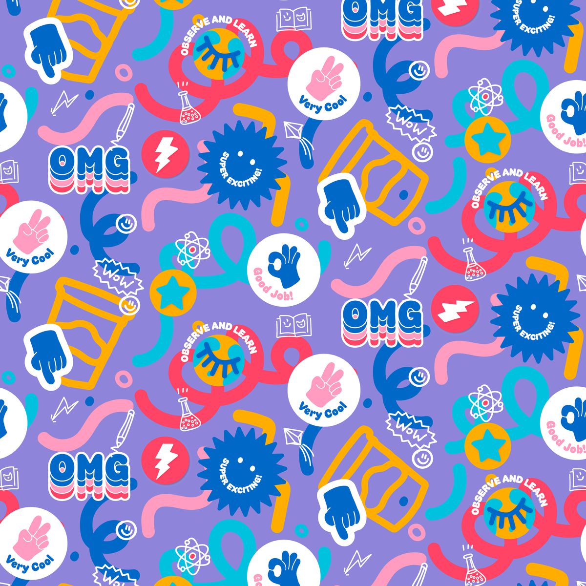 Hasbro Play-Doh Observe and Learn on Purple Wallpaper