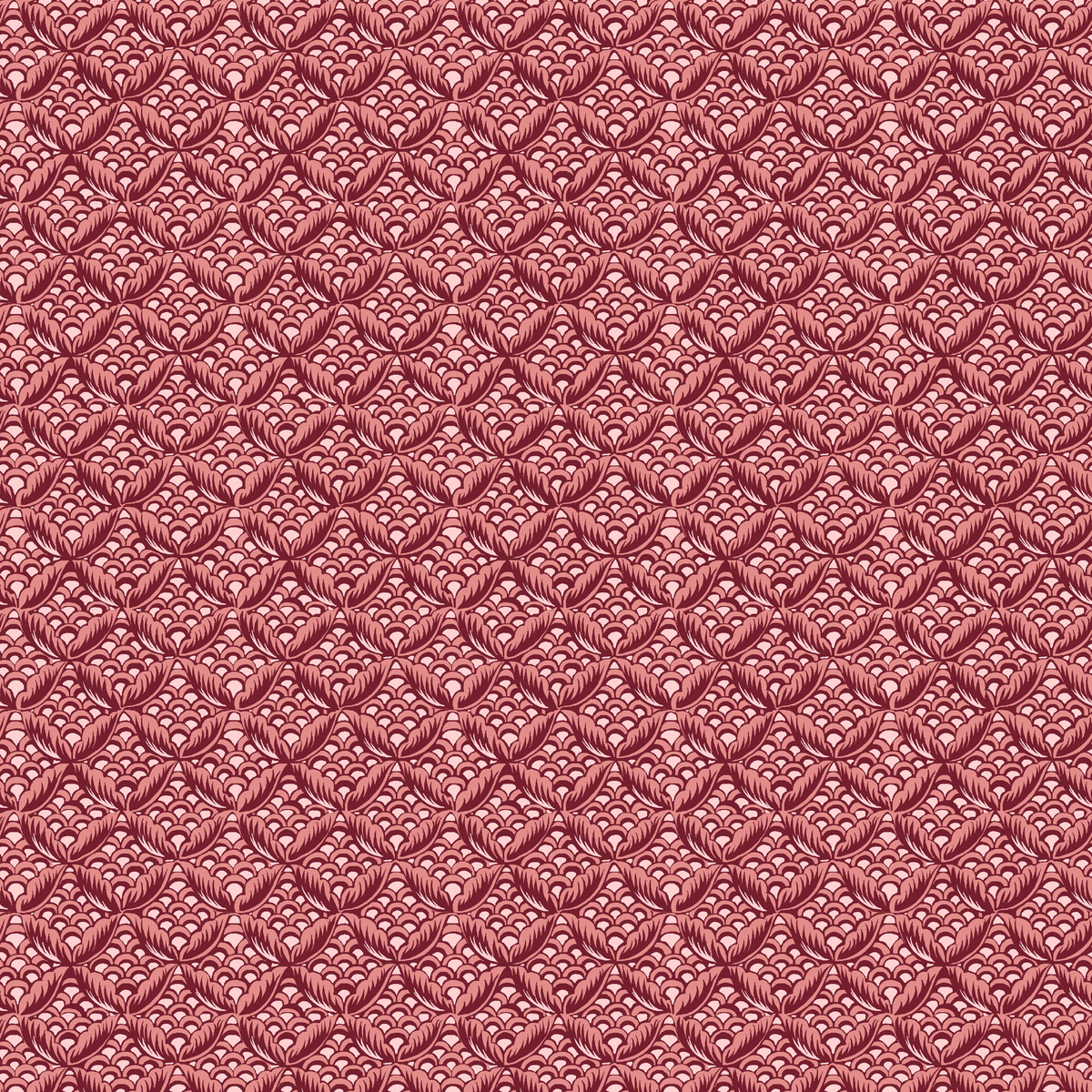 Arabella on Clove Pink Wallpaper