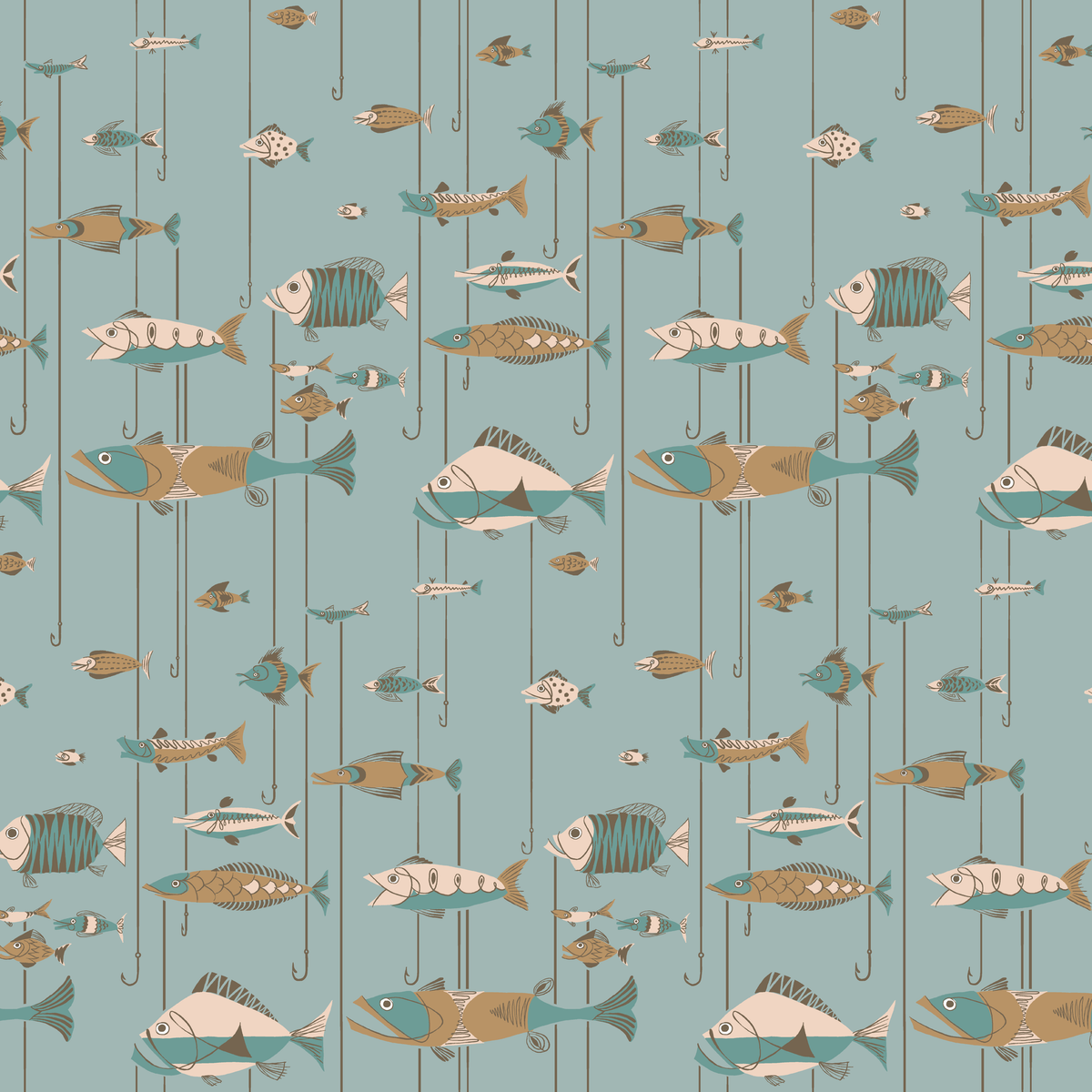 Brooks on Mineral Wallpaper